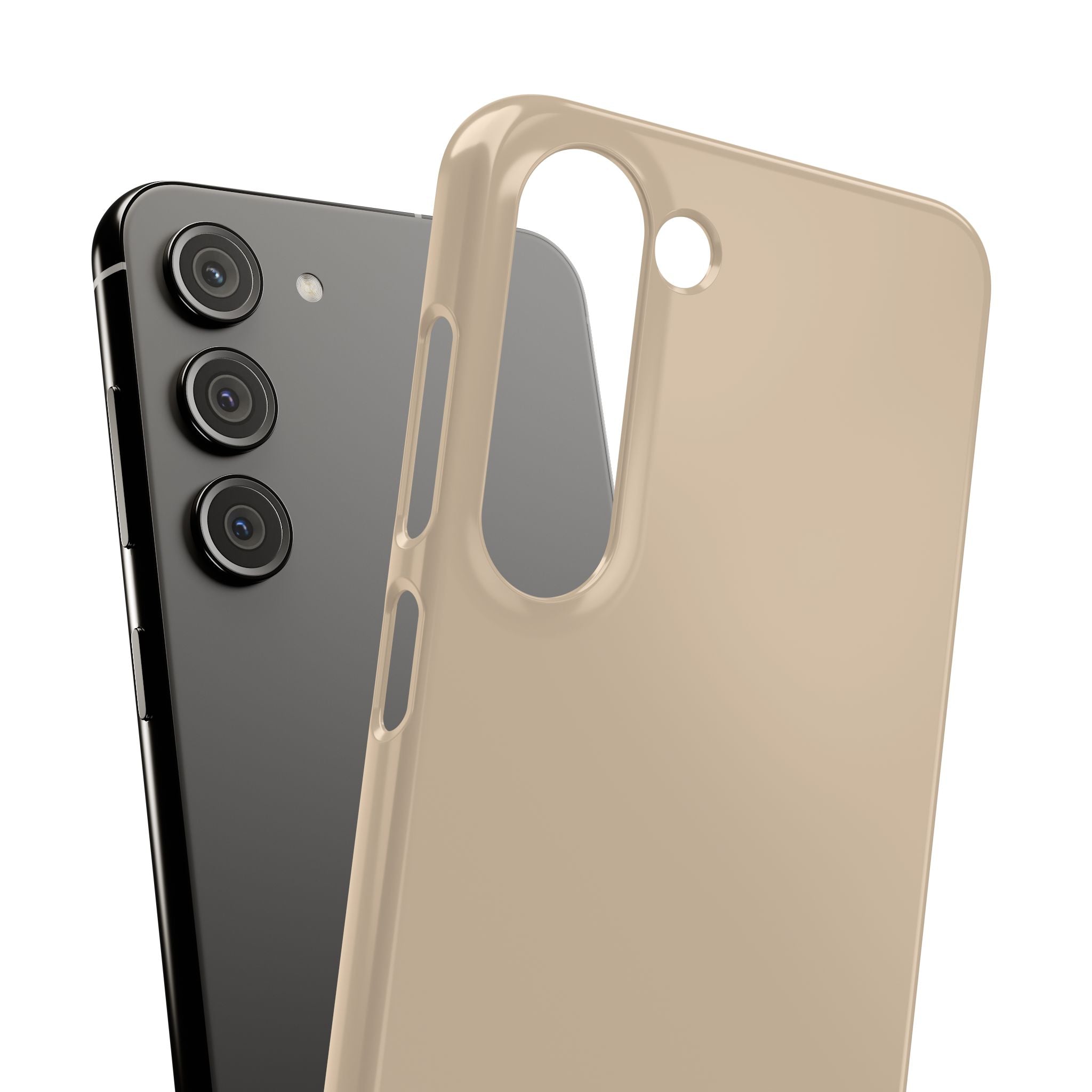 Beige Snap Phone Case
