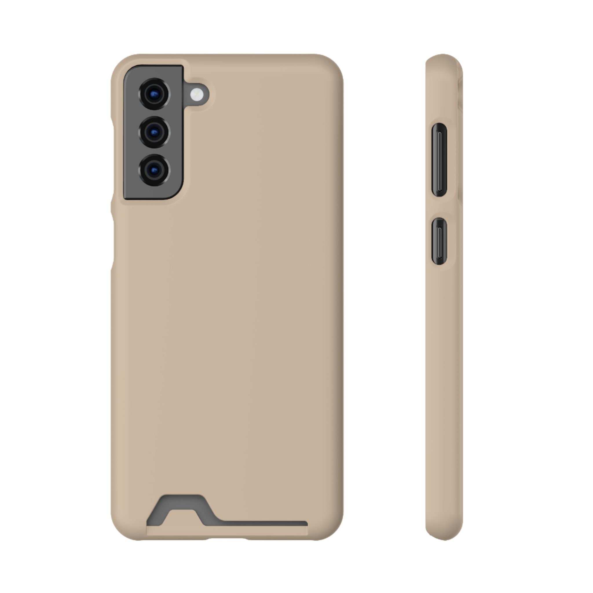 Beige Card-Holder Phone Case
