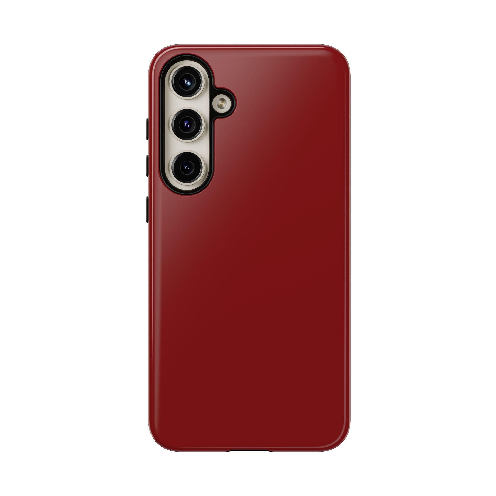 Dark Red Protective Phone Case