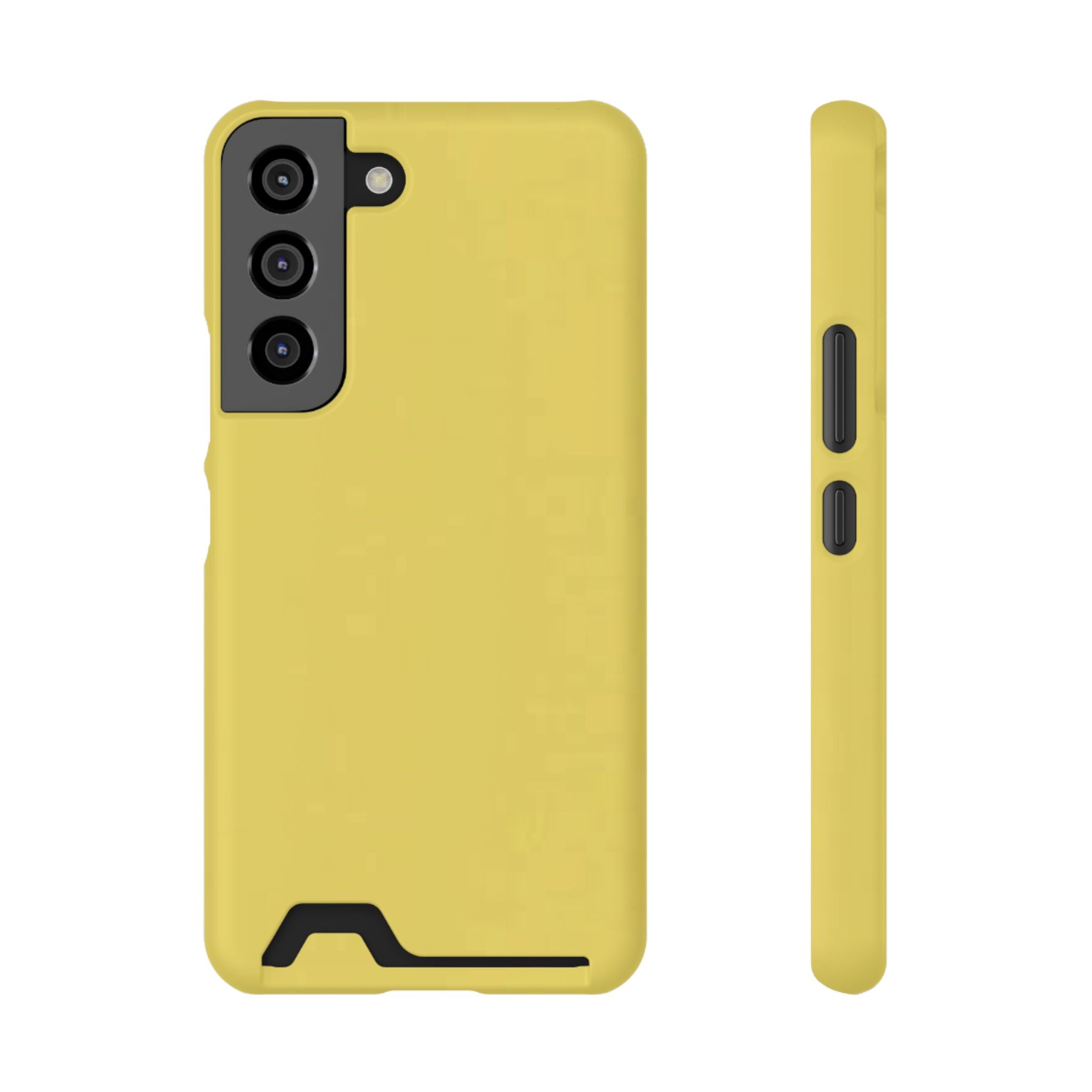 Yellow Card-Holder Phone Case
