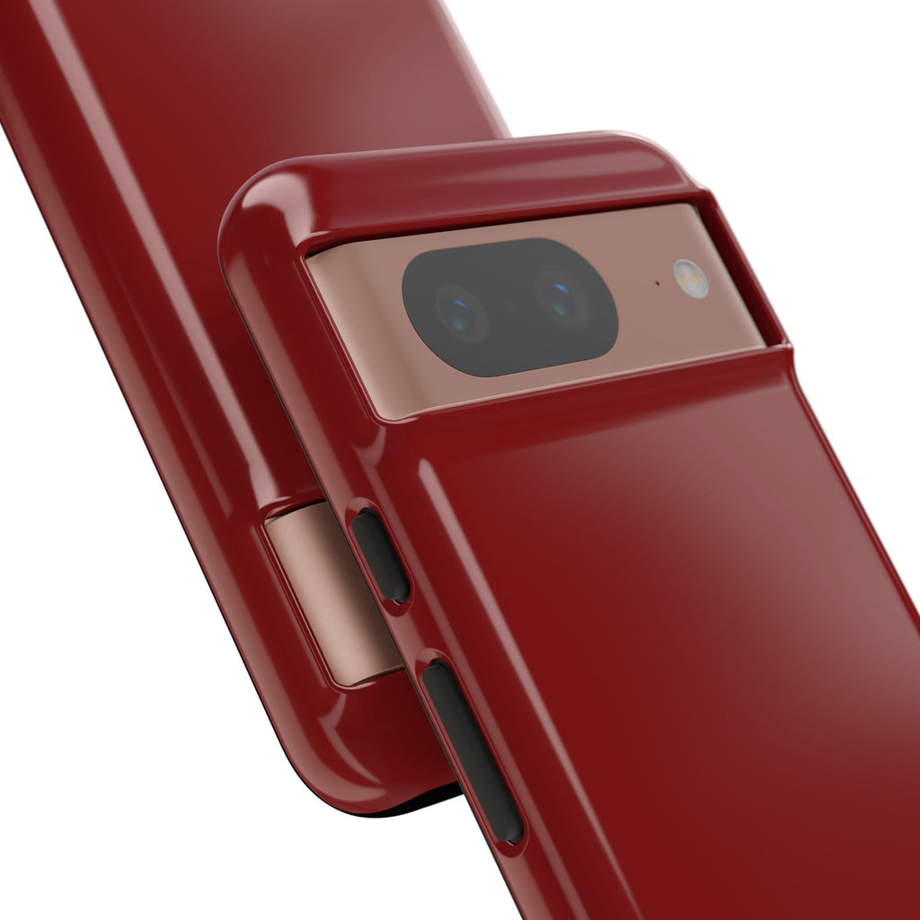 Dark Red Protective Phone Case