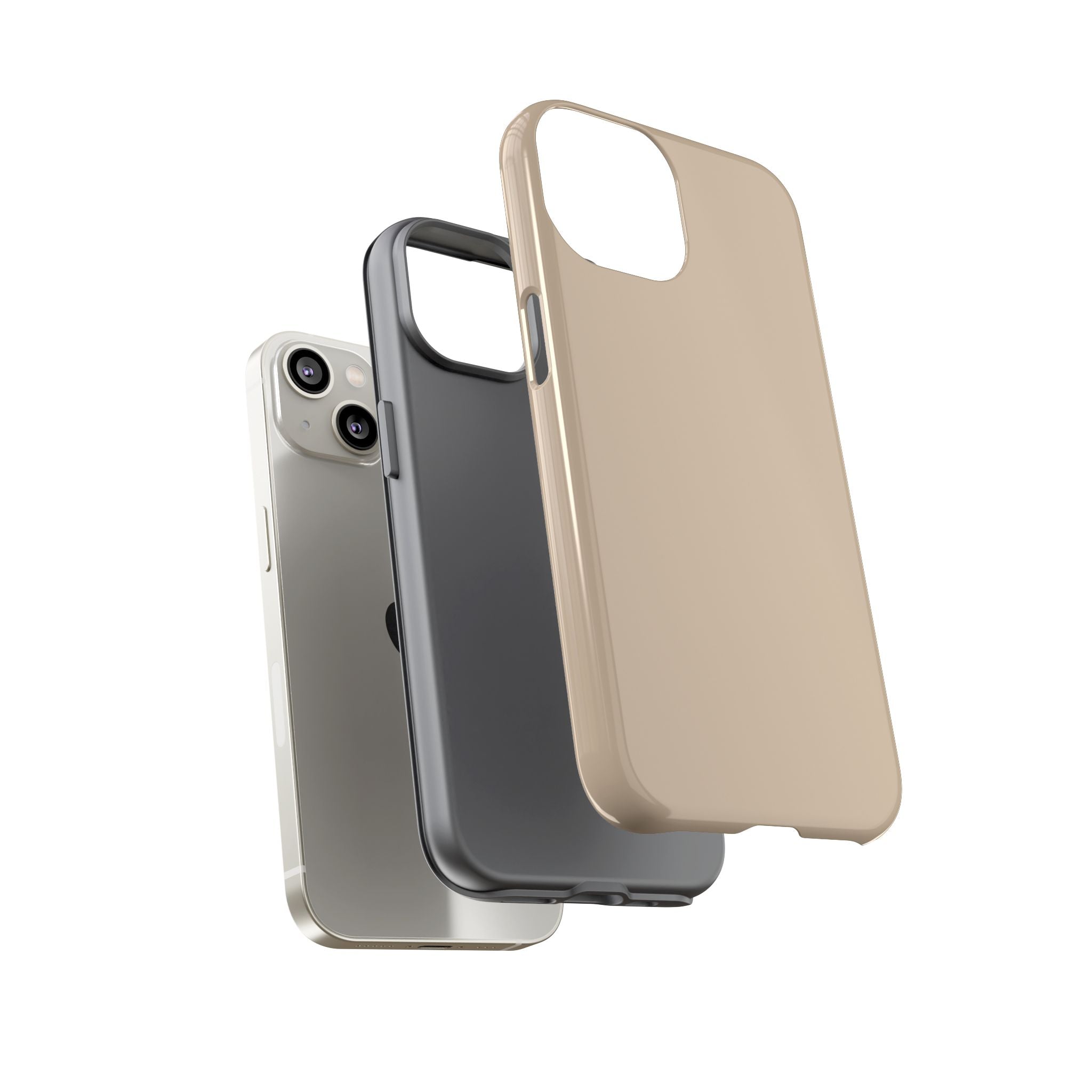 Beige Protective Phone Case