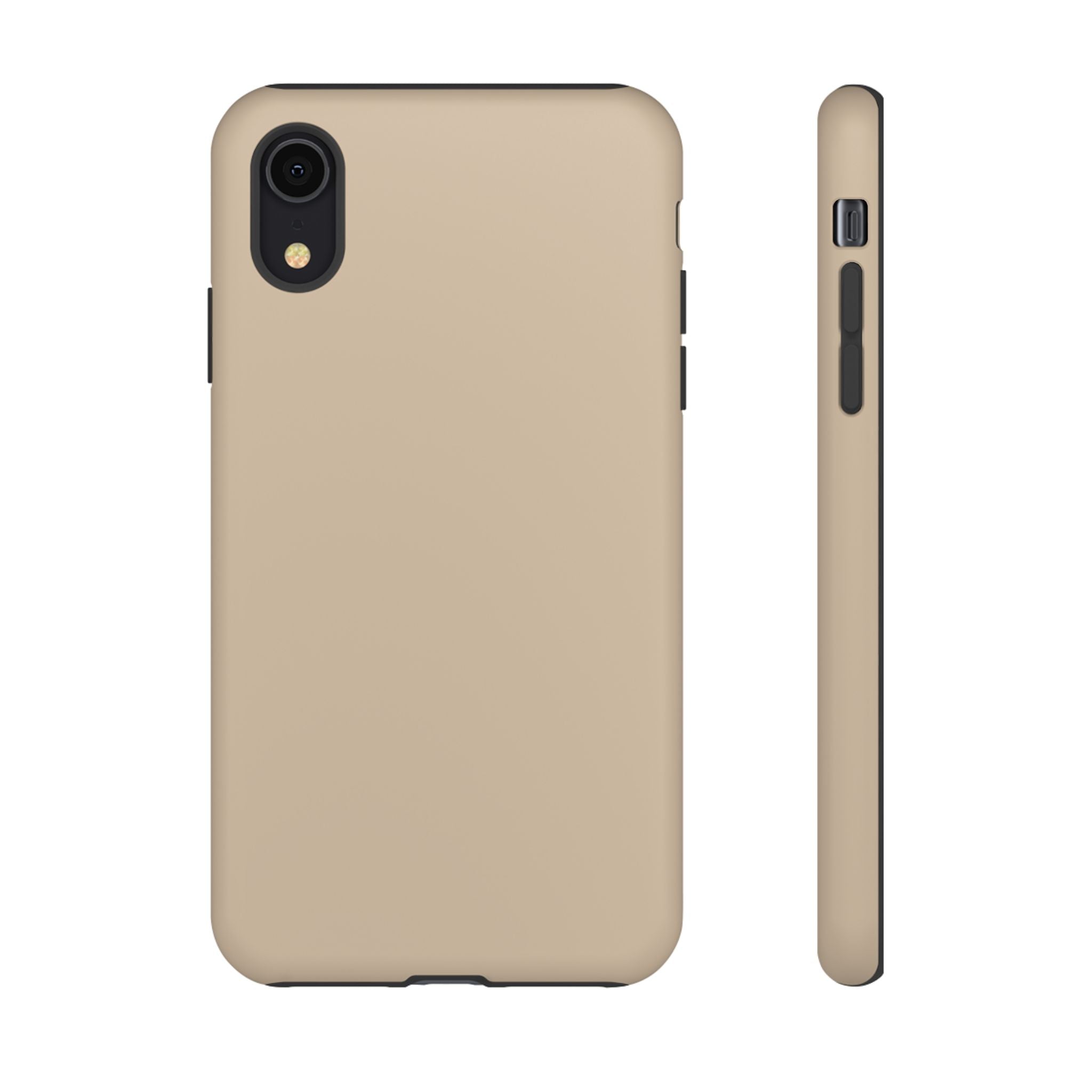 Beige Protective Phone Case