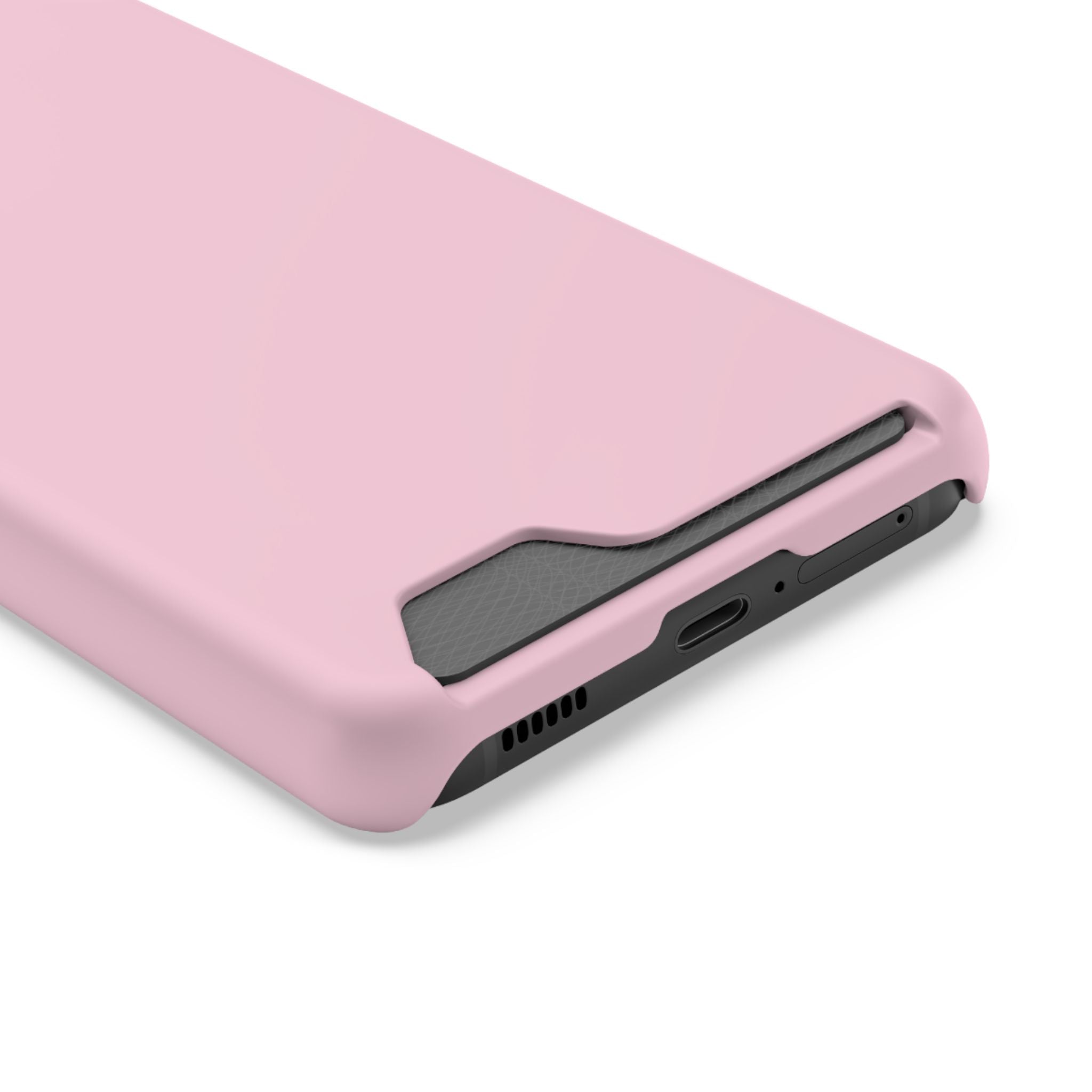 Pale Pink Card-Holder Phone Case