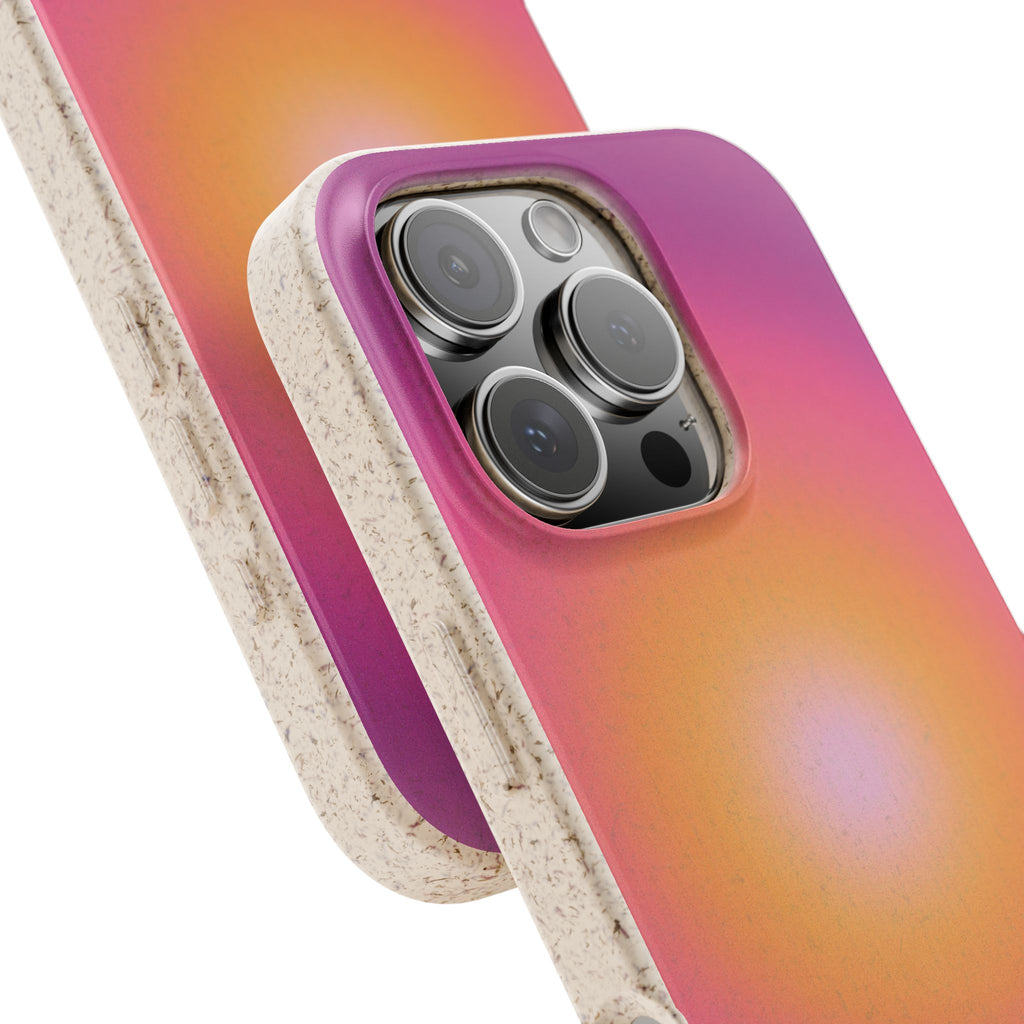 Sunset Glow Biodegradable Phone Case -  Eco-Friendly Cover