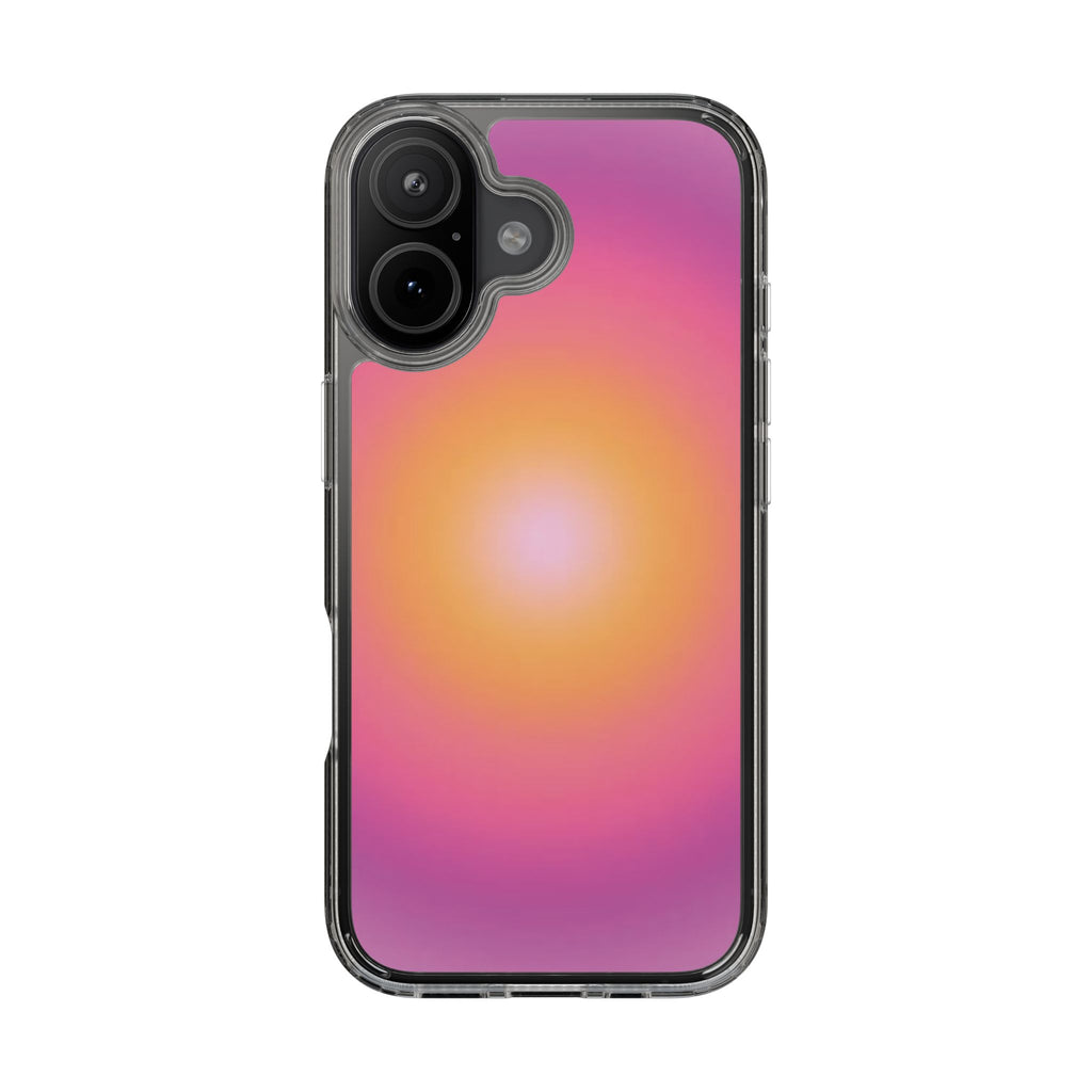 Sunset Gradient Clear Protective Cover