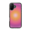 Sunset Gradient Clear Protective Cover