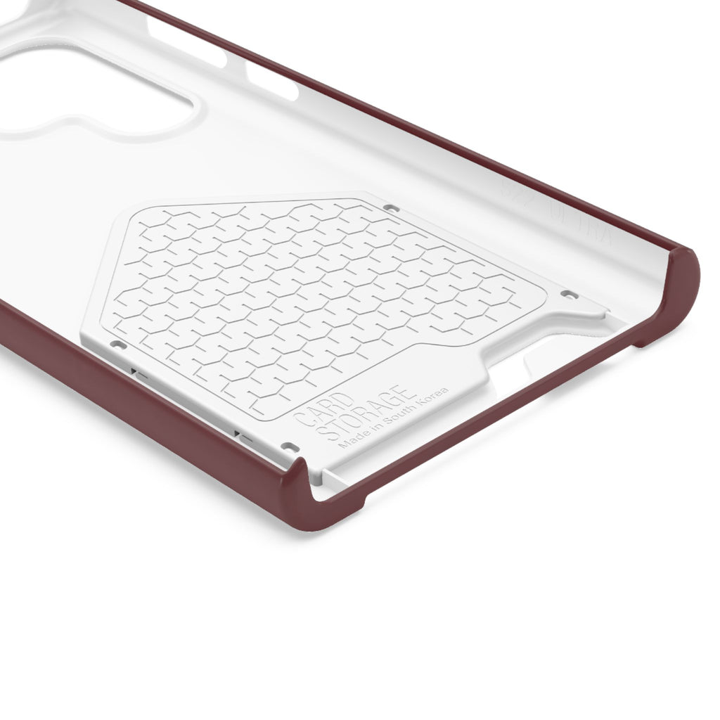 Dark Cherry Card Holder Phone Case