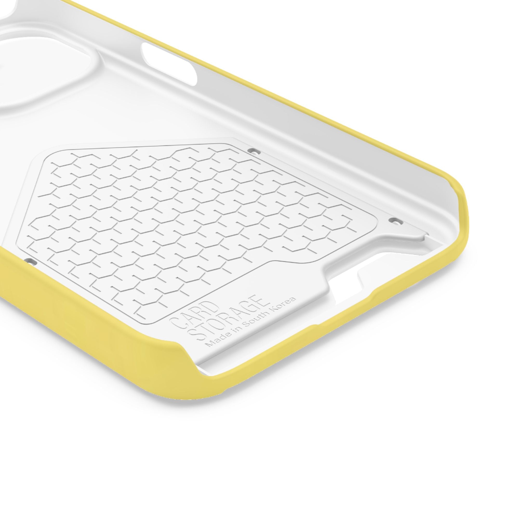 Yellow Card-Holder Phone Case