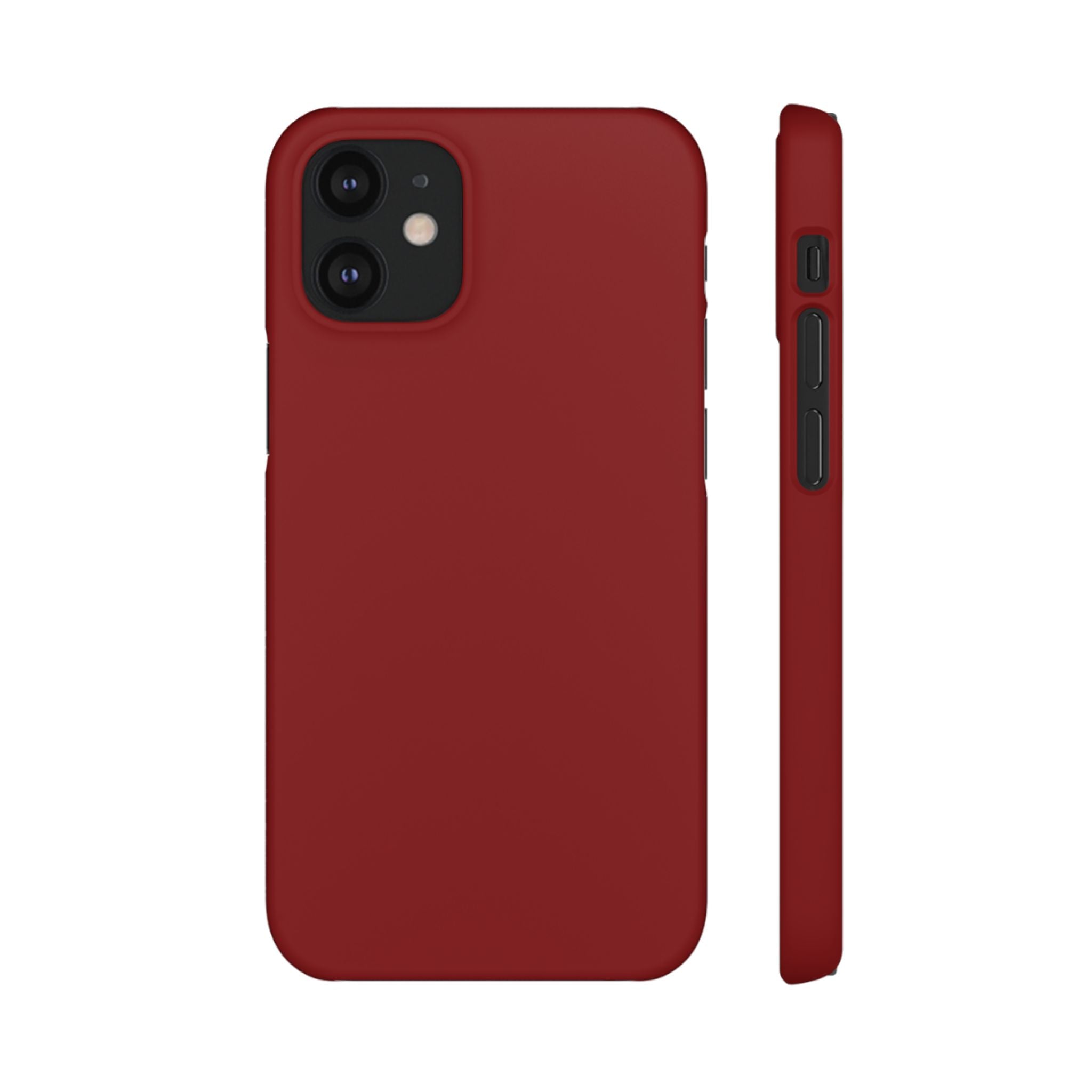 Dark Red Snap Phone Case