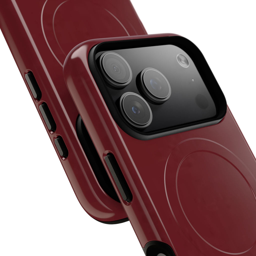Dark Cherry MagSafe Protective Phone Case
