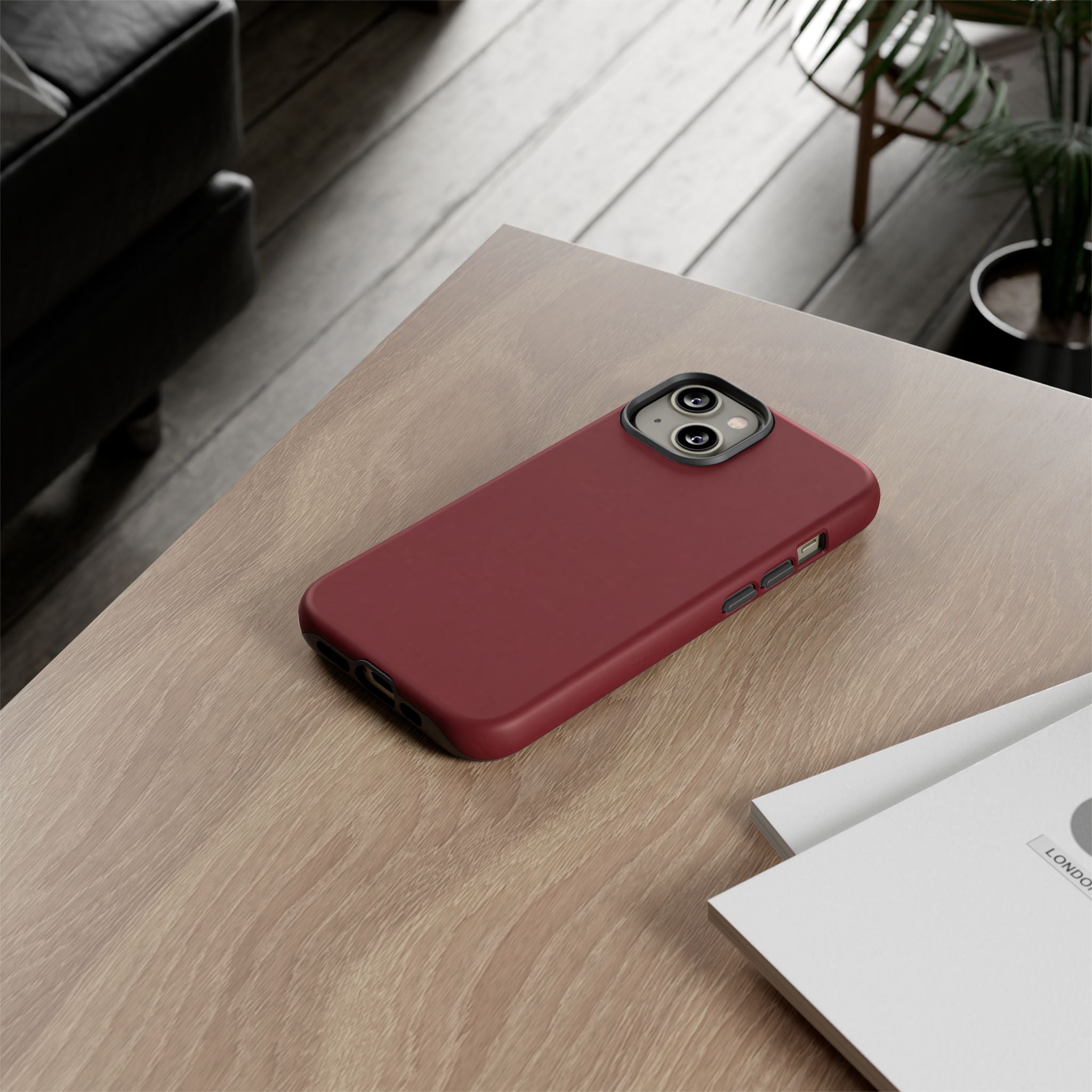 Dark Cherry Protective Phone Case