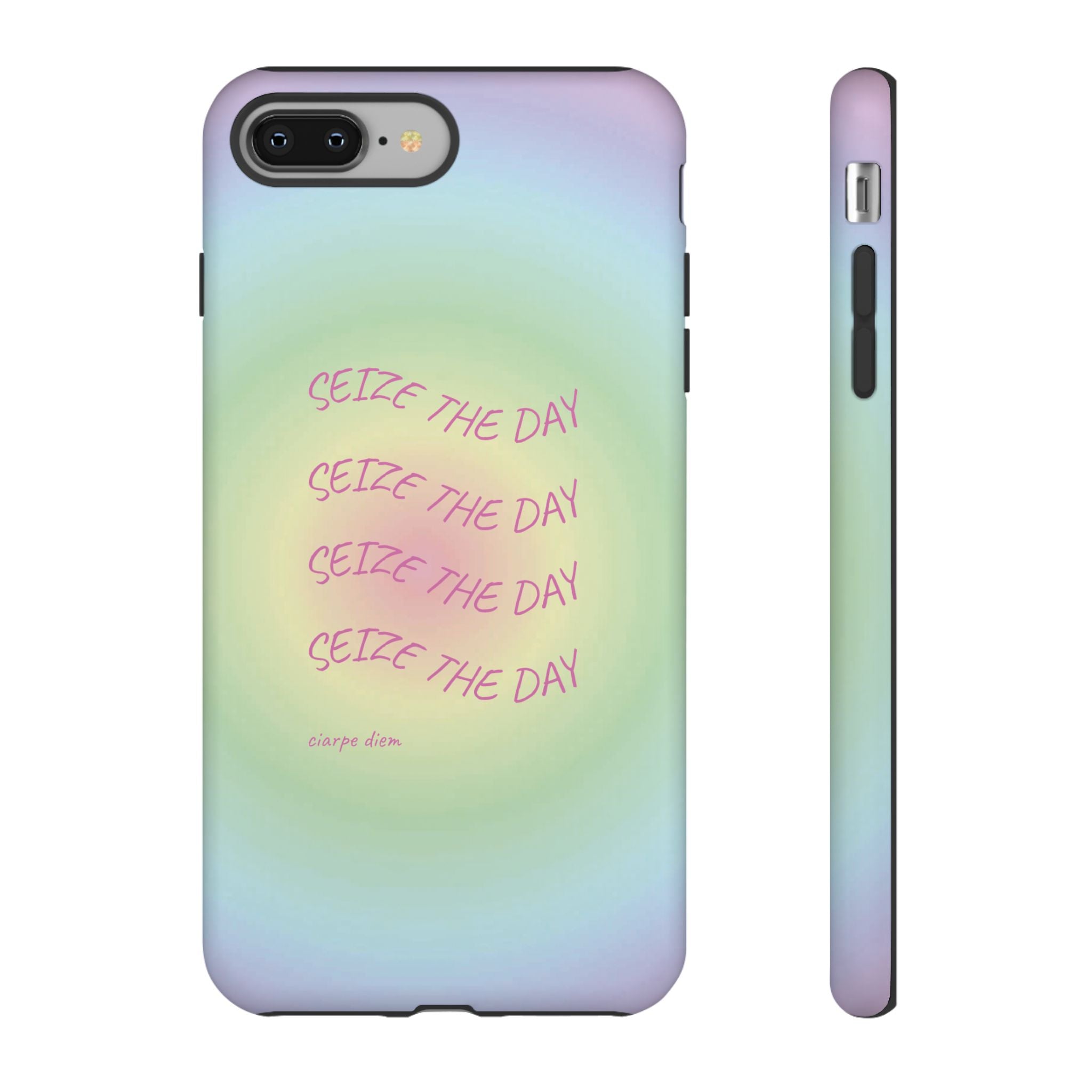 Bermuda Halo Seize The Day Pastel Gradient Tough Phone Case