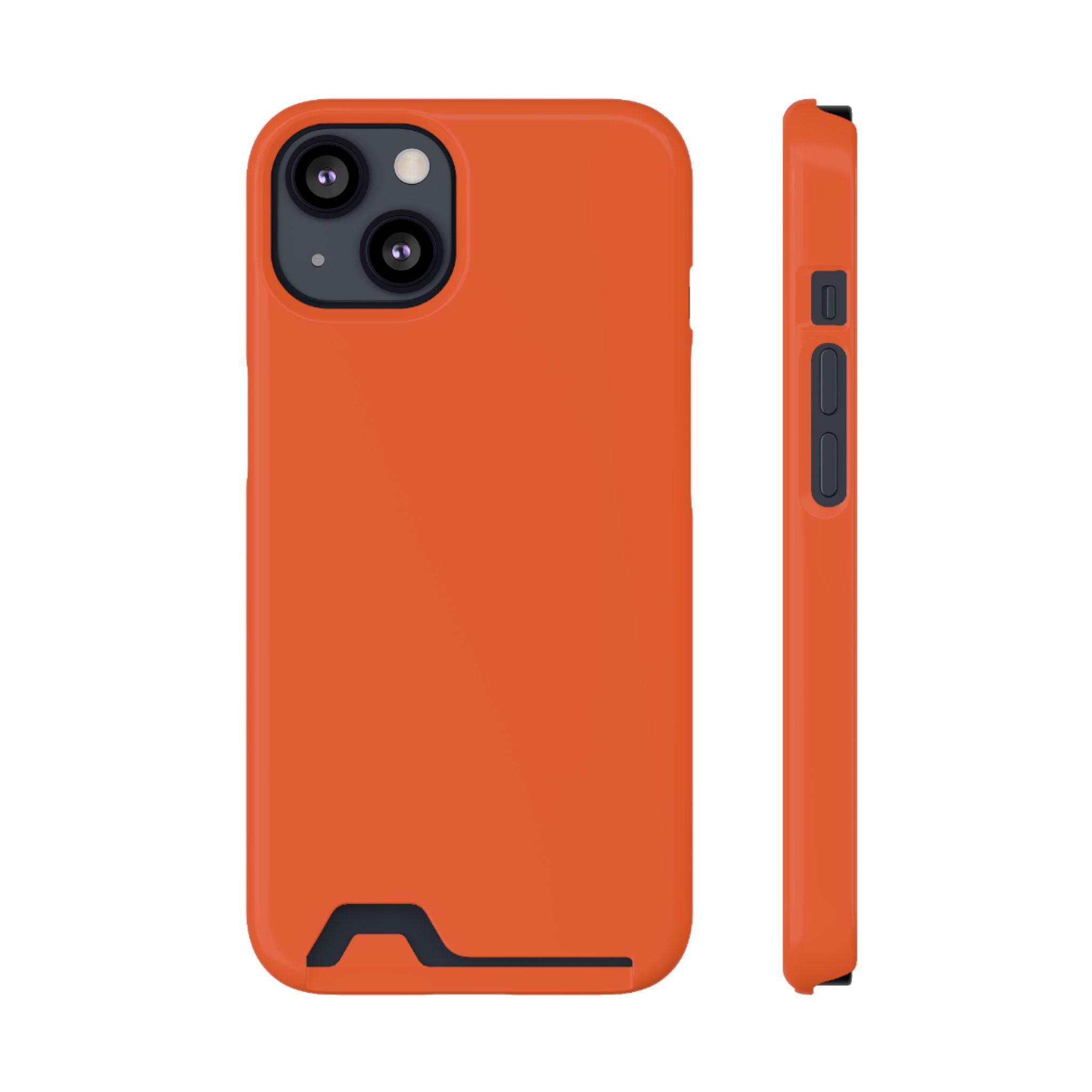 Orange Card-Holder Phone Case