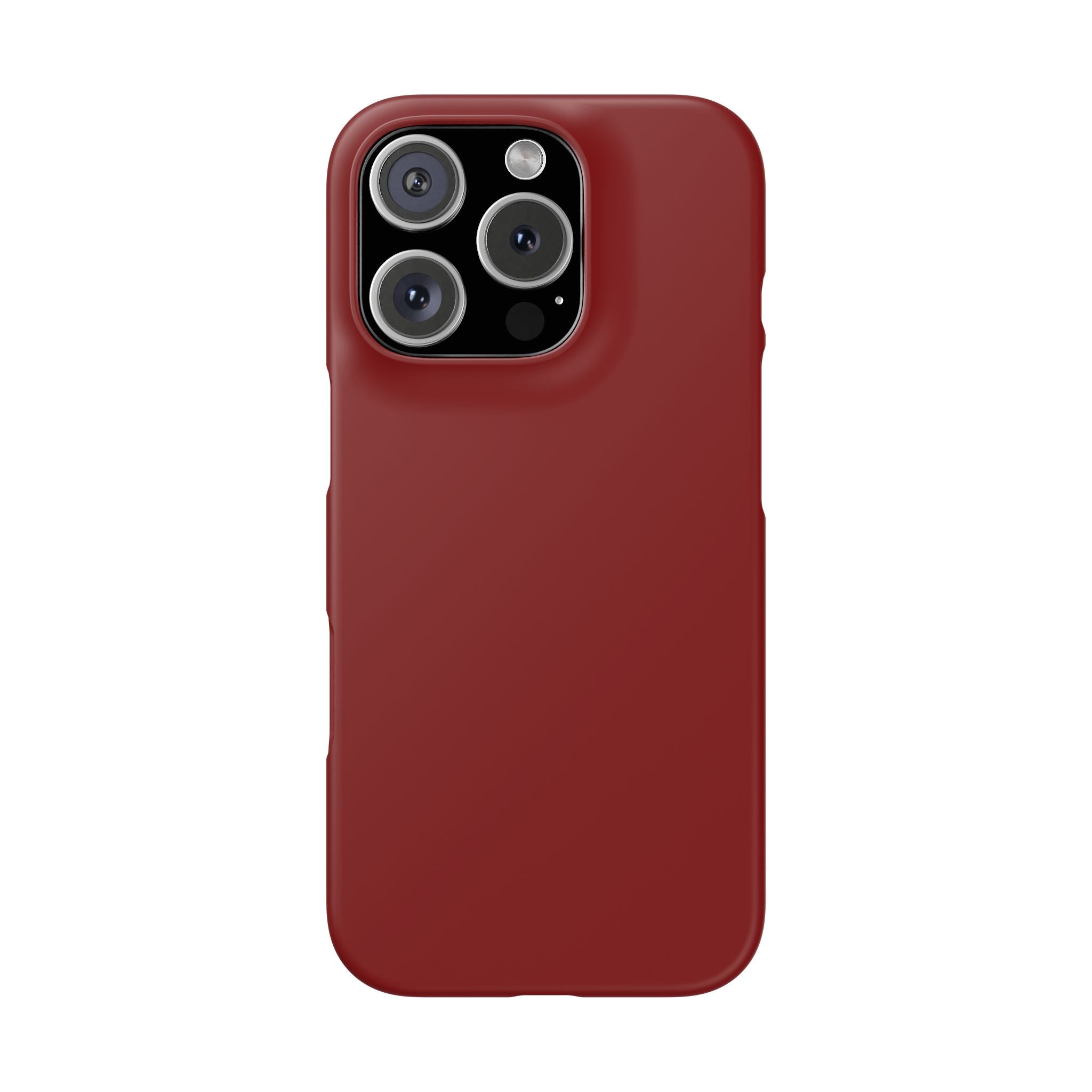 Dark Red Snap Phone Case