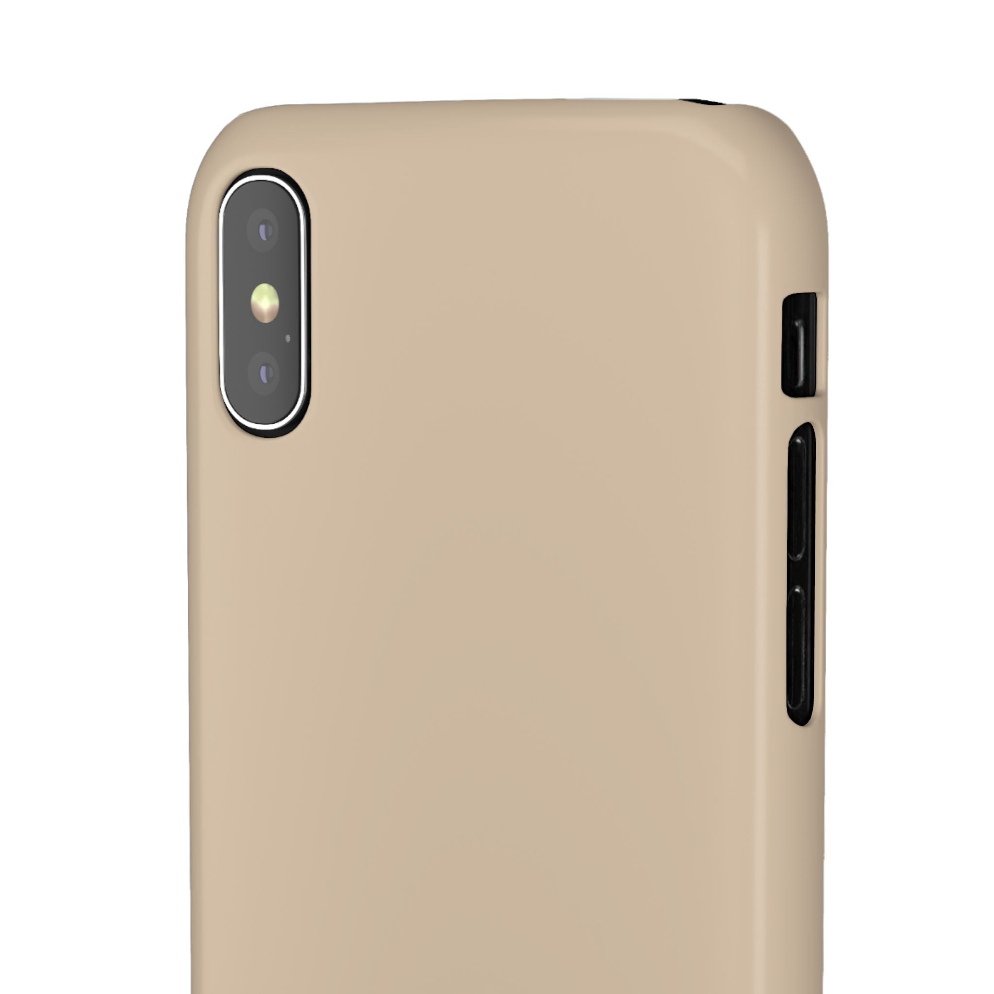 Beige Snap Phone Case