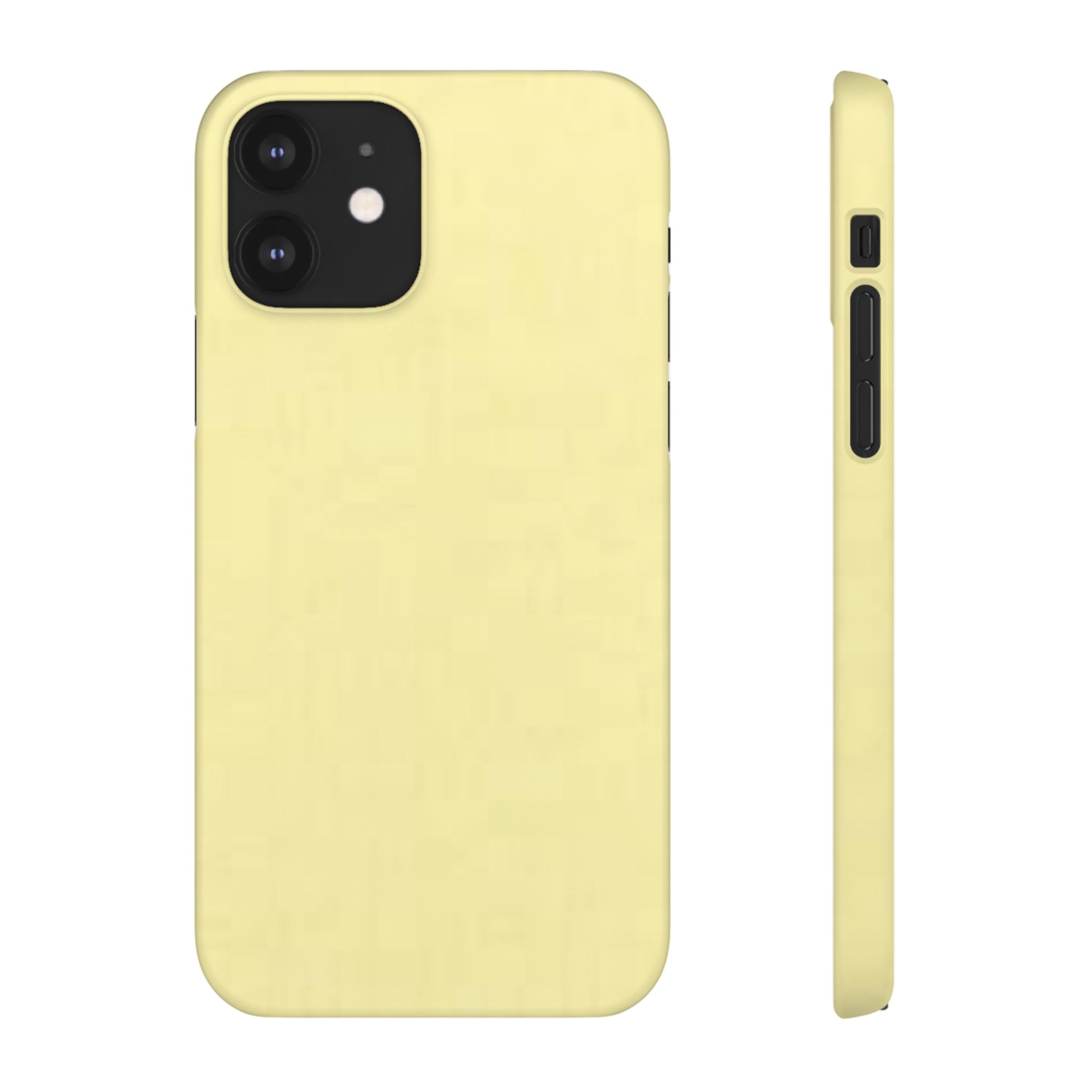 Pale Yellow Snap Phone Case