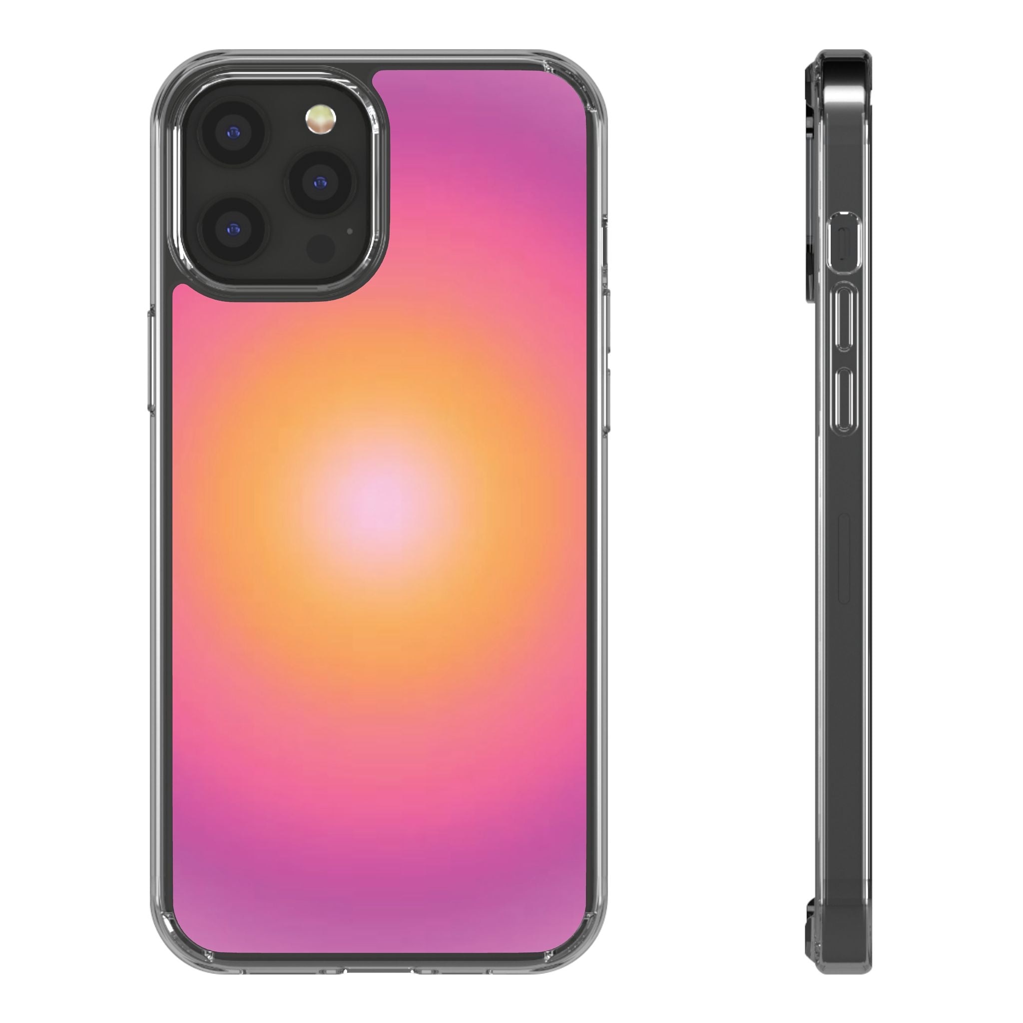 Sunset Gradient Clear Protective Cover