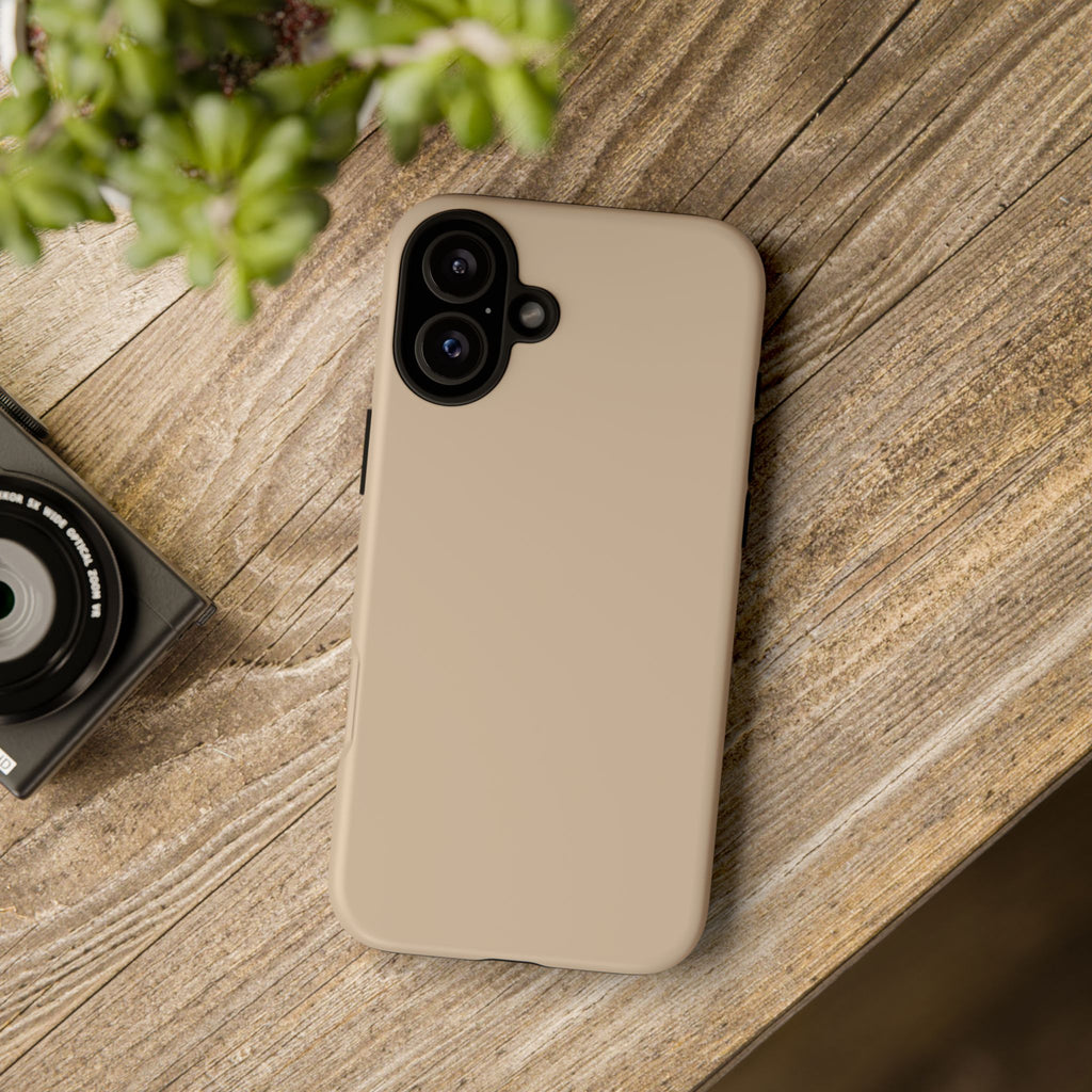 Beige Protective Phone Case