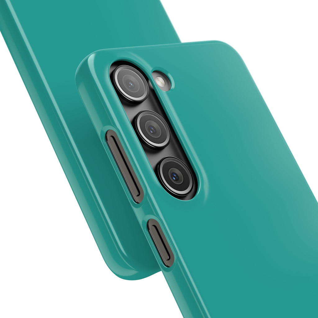 Teal Snap Phone Case
