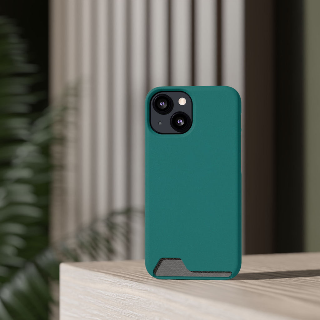 Sea Green Card Holder Phone Case