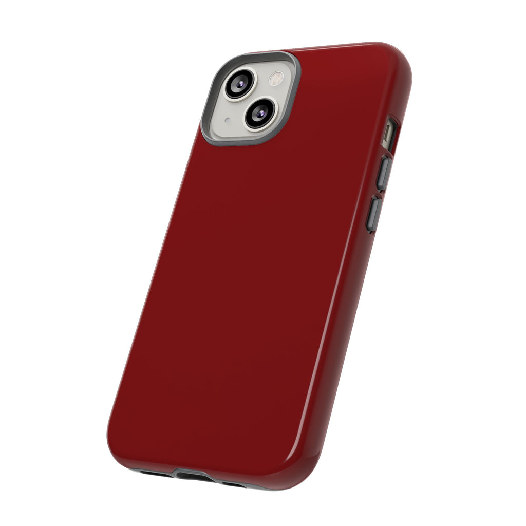 Dark Red Protective Phone Case