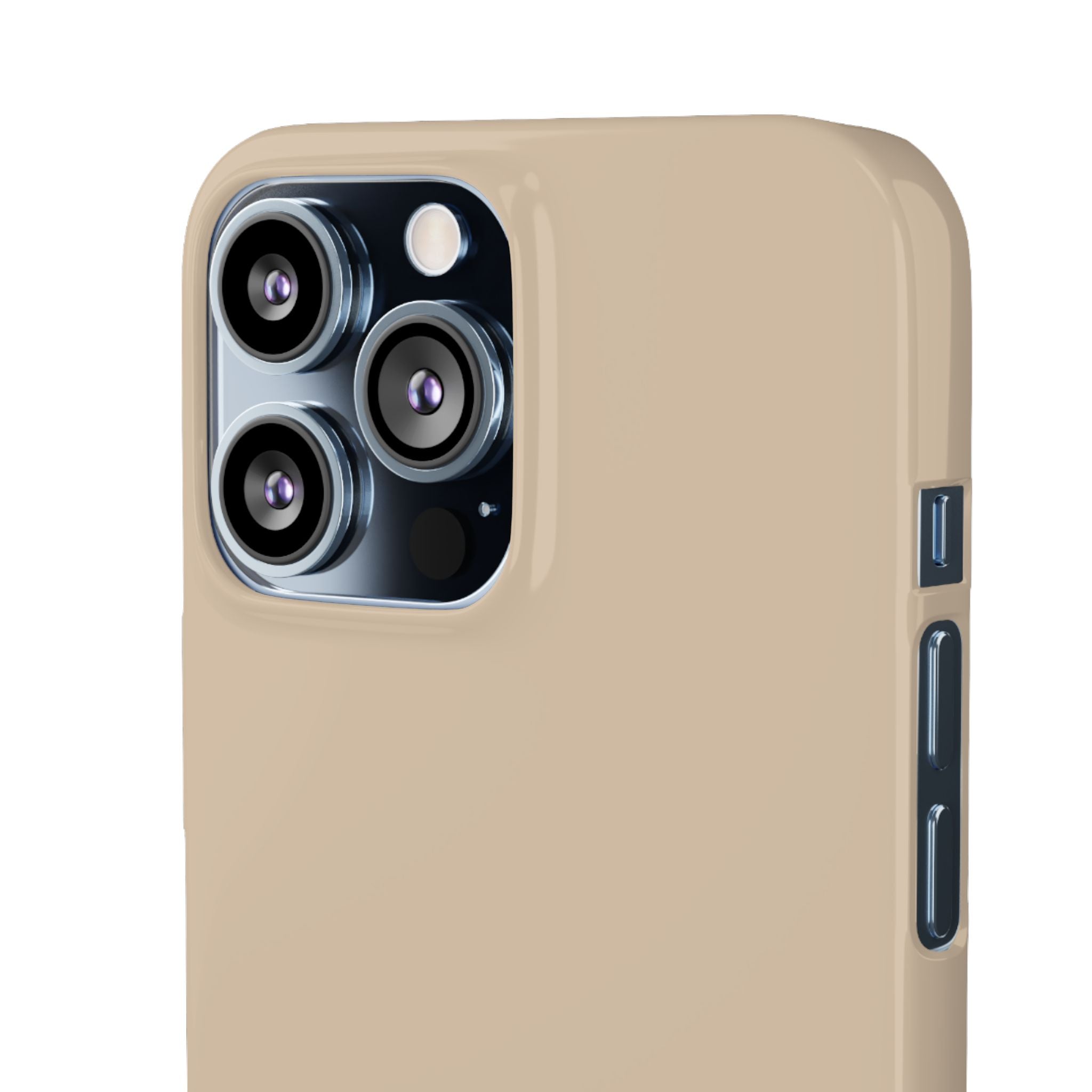 Beige Snap Phone Case