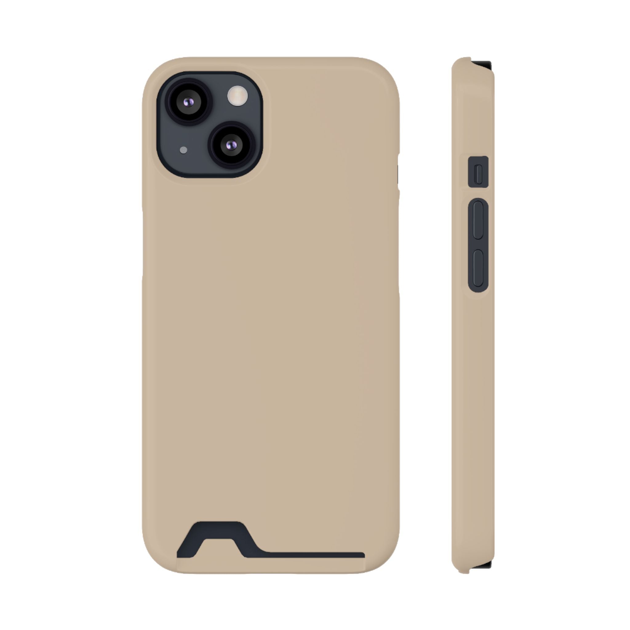 Beige Card-Holder Phone Case