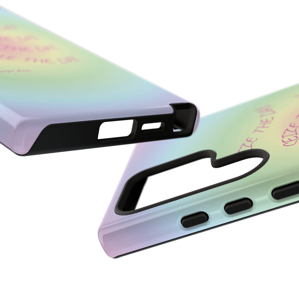 Bermuda Halo Seize The Day Pastel Gradient Tough Phone Case