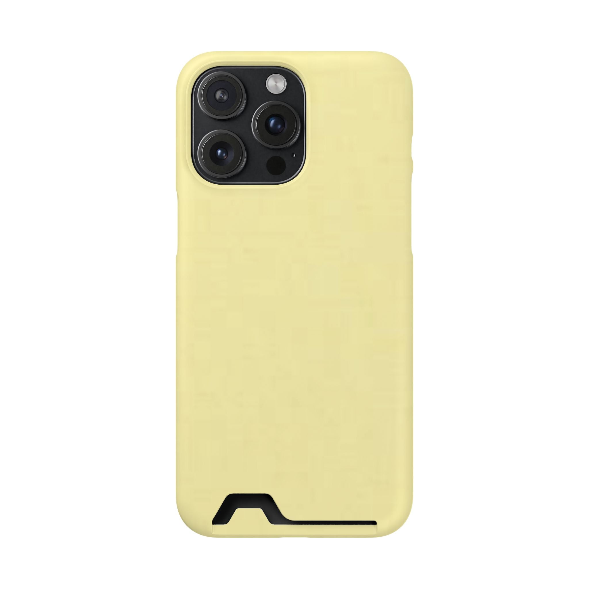 Pale Yellow Card-Holder Phone Case