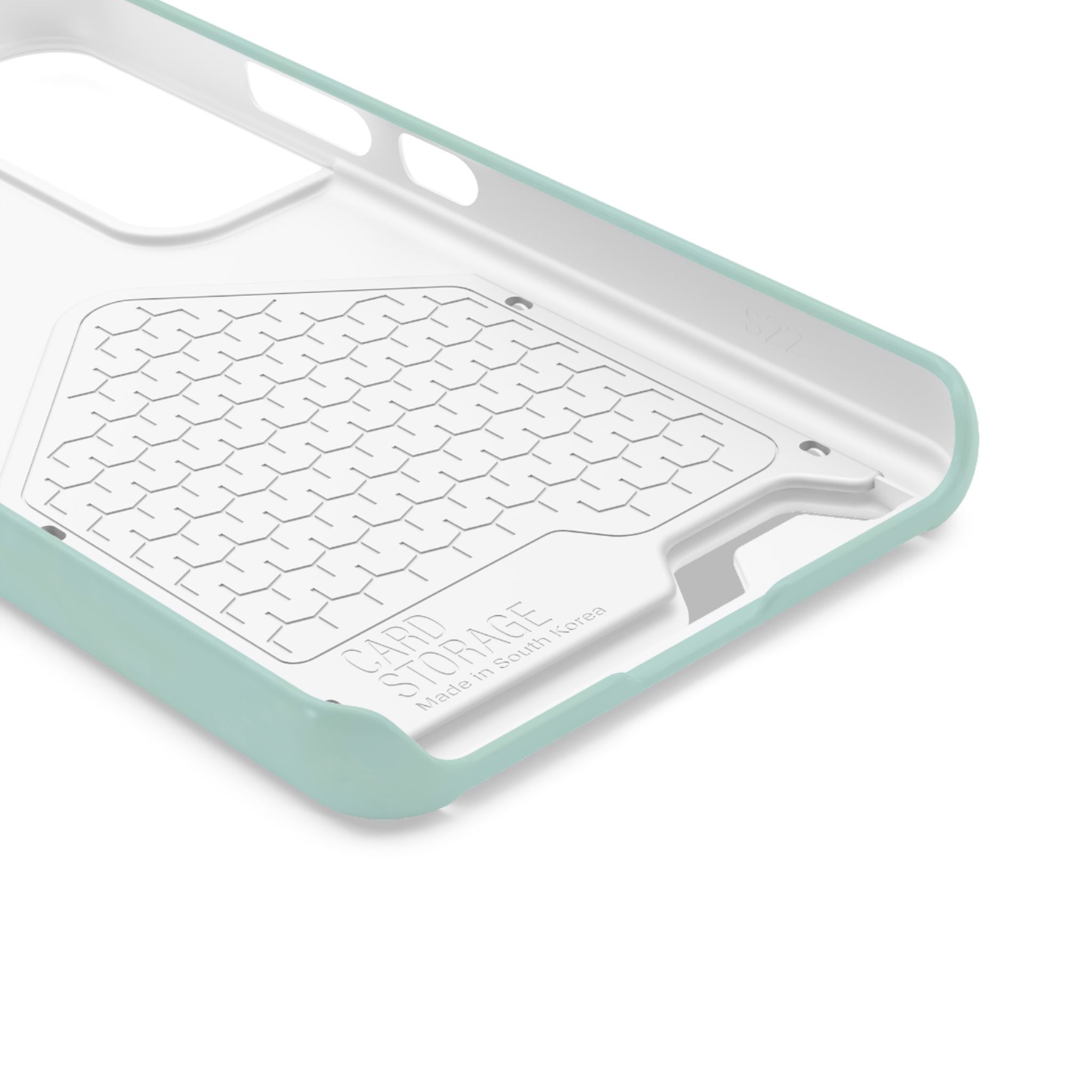 Light Mint Card Holder Phone Case