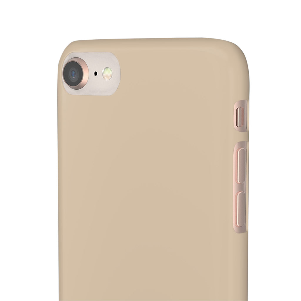 Beige Snap Phone Case