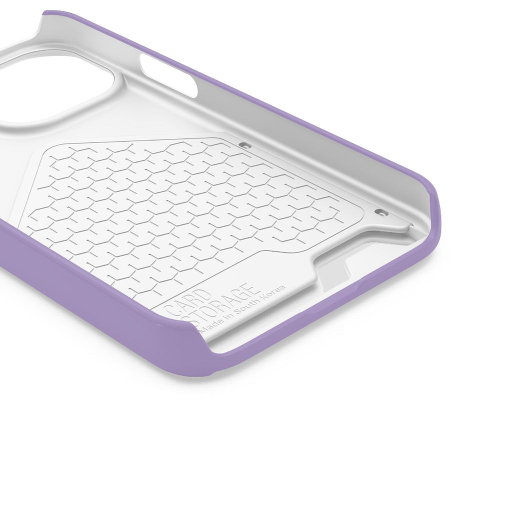 Lilac Card Holder Phone Case