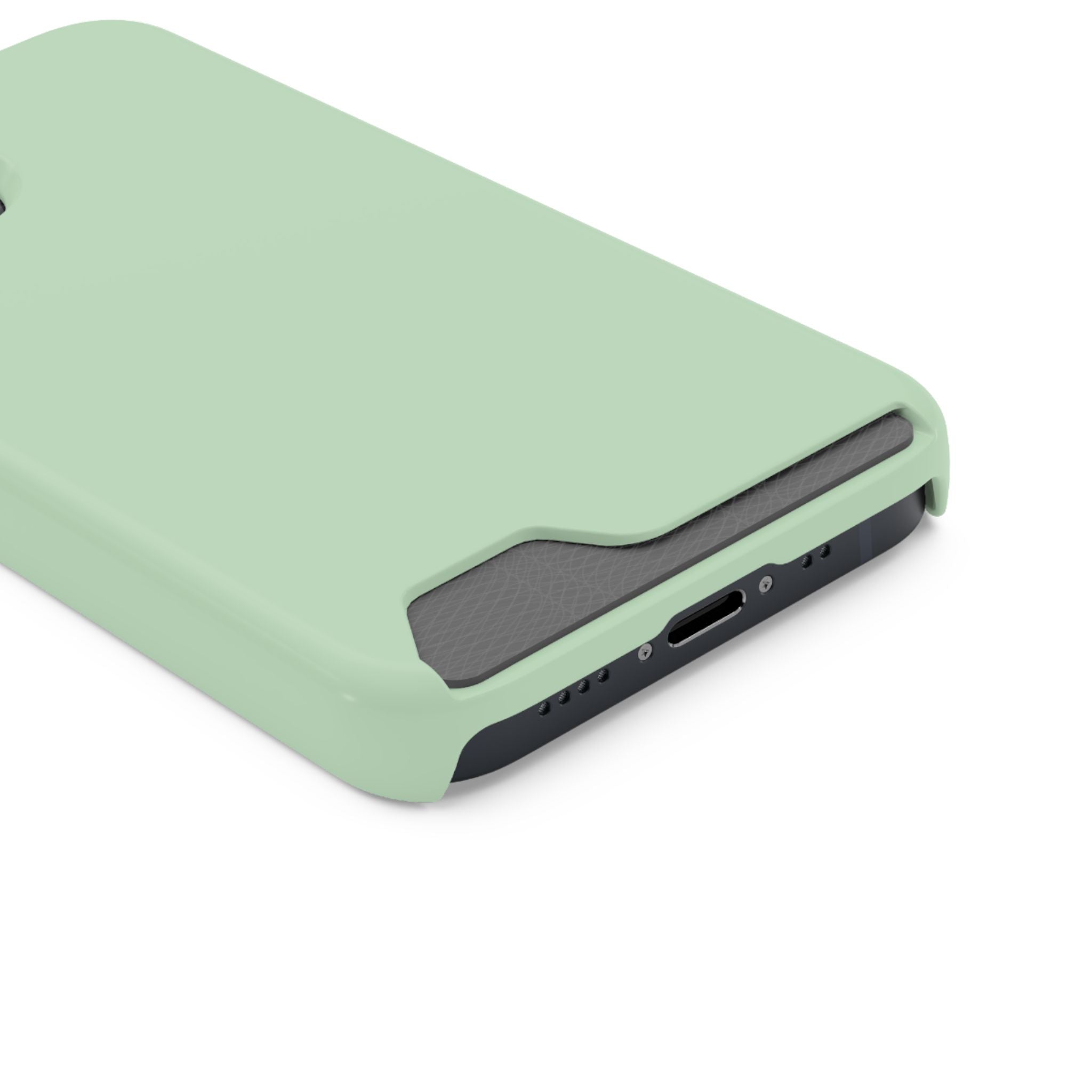 Mint Card-Holder Phone Case