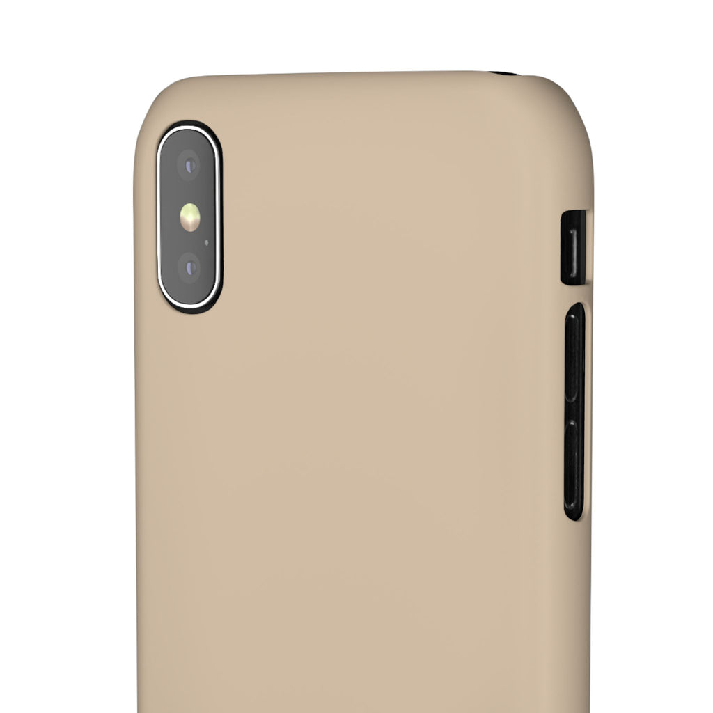 Beige Snap Phone Case