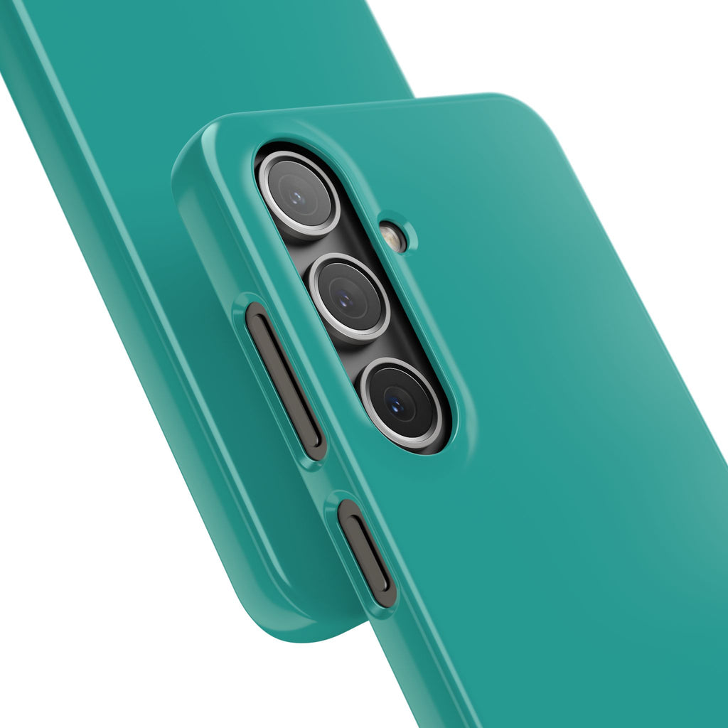 Teal Snap Phone Case