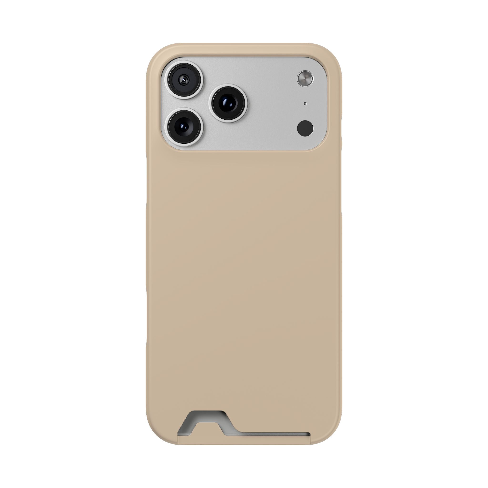 Beige Card-Holder Phone Case