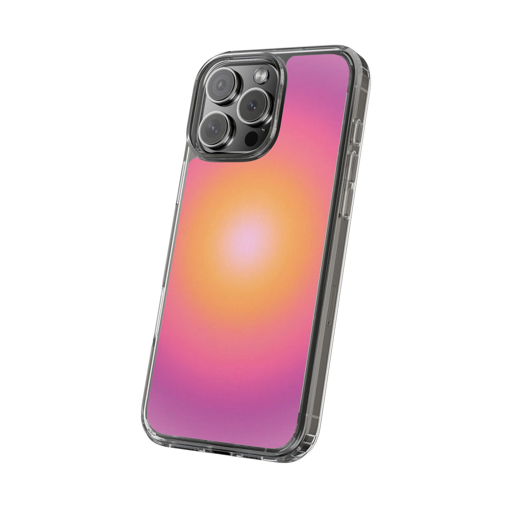 Sunset Gradient Clear Protective Cover