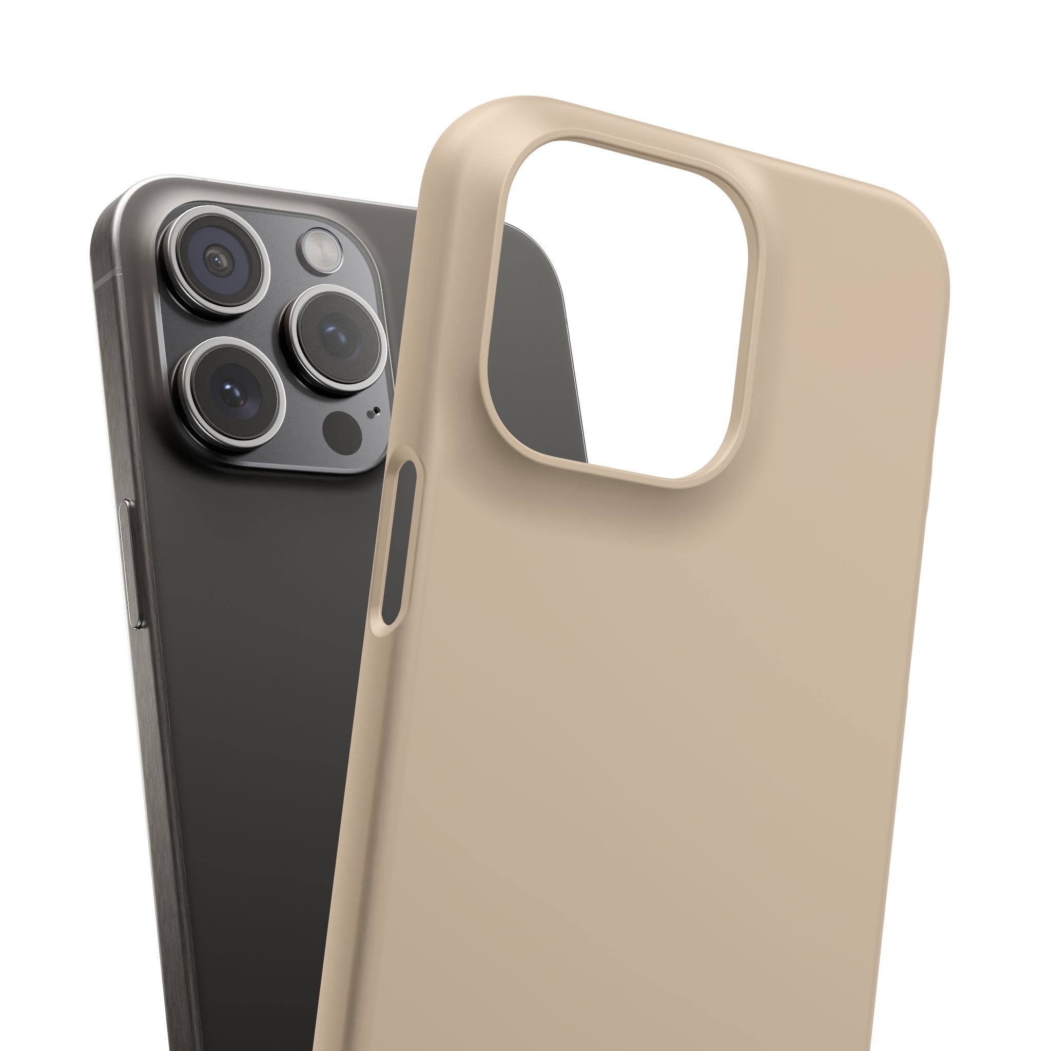 Beige Snap Phone Case