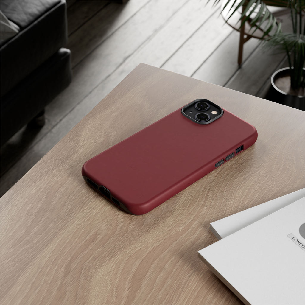 Dark Cherry Protective Phone Case
