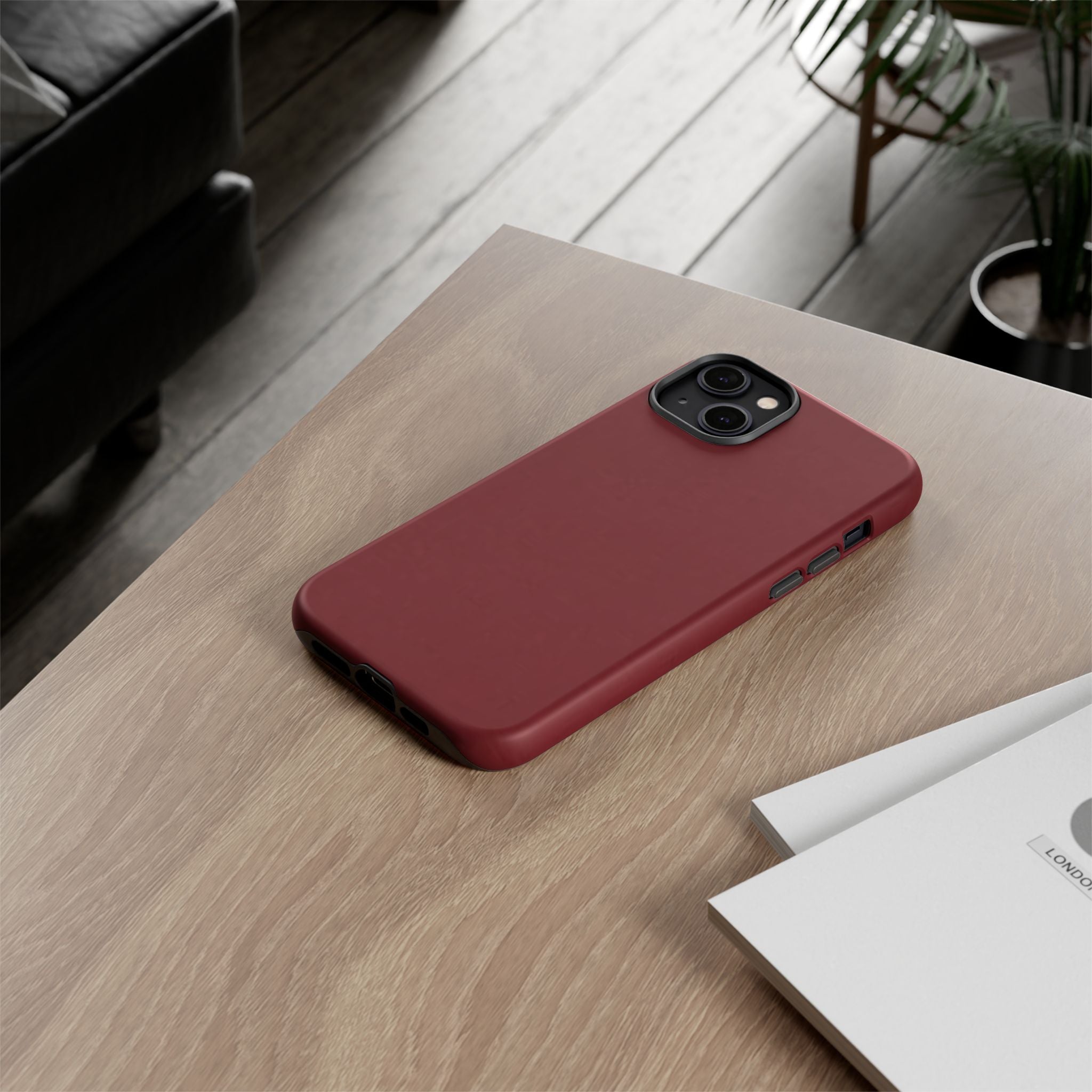 Dark Cherry Protective Phone Case