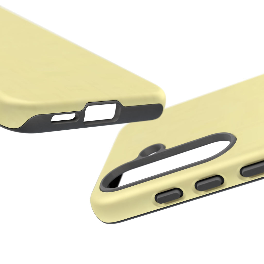 Pale Yellow Protective Phone Case