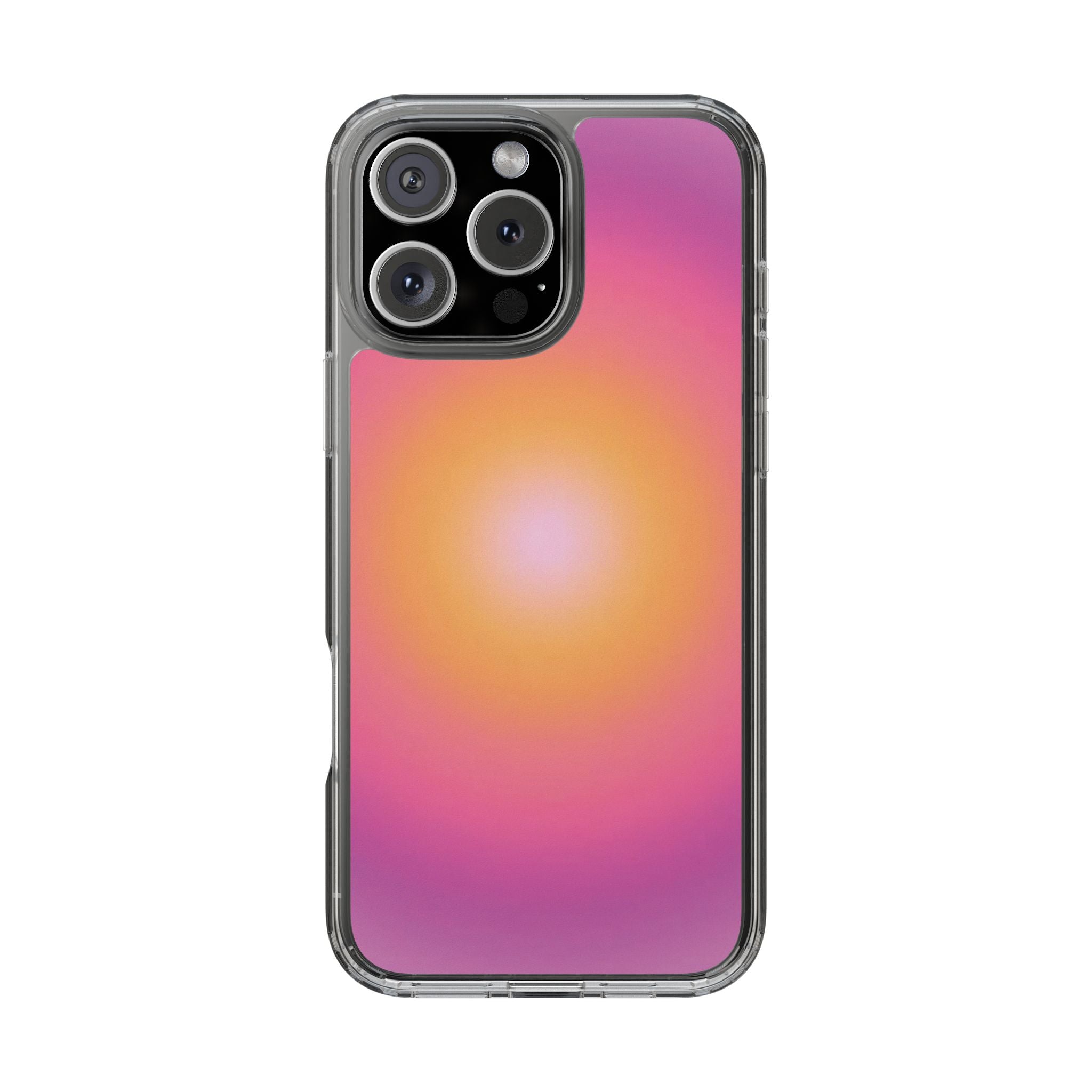 Sunset Gradient Clear Protective Cover