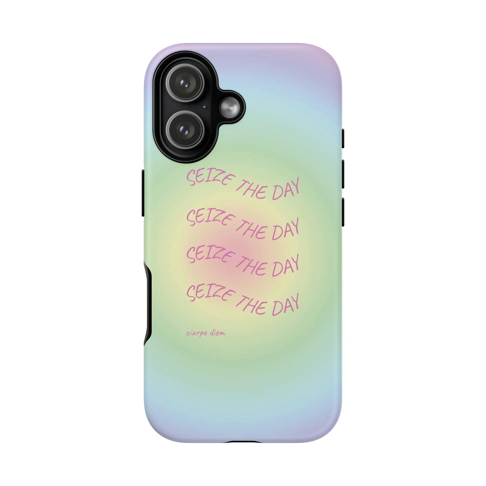 Bermuda Halo Seize The Day Pastel Gradient Tough Phone Case