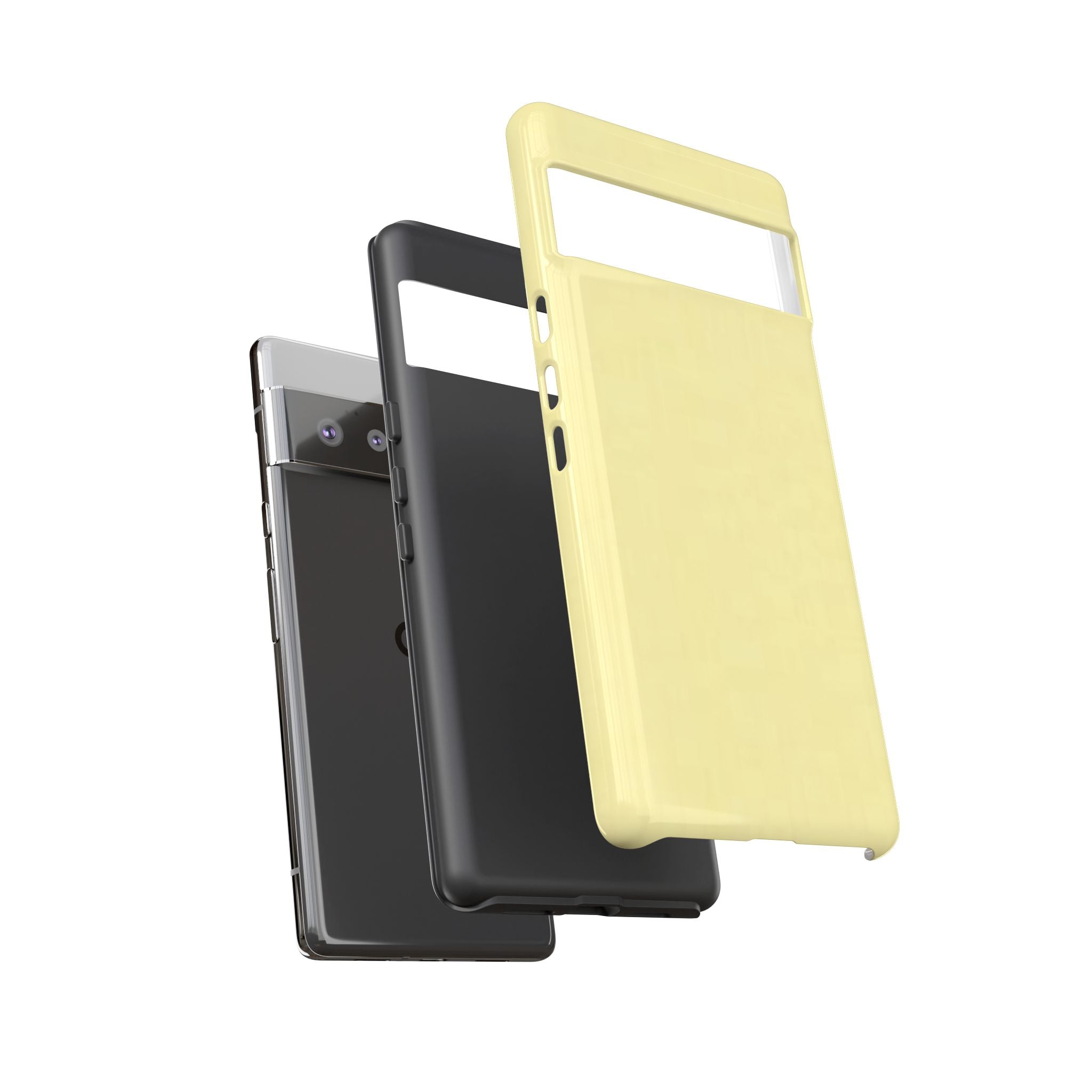 Pale Yellow Protective Phone Case