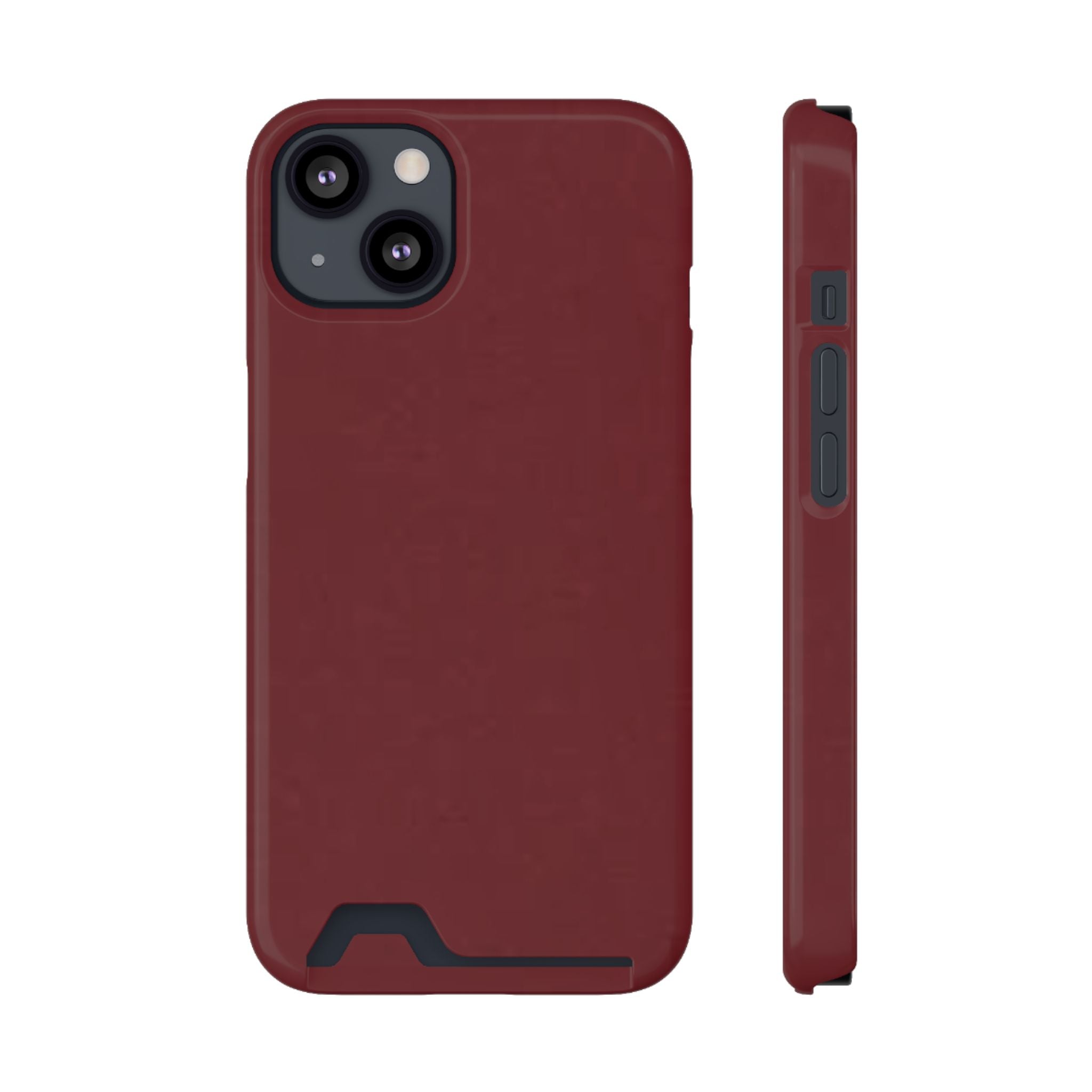 Dark Cherry Card Holder Phone Case