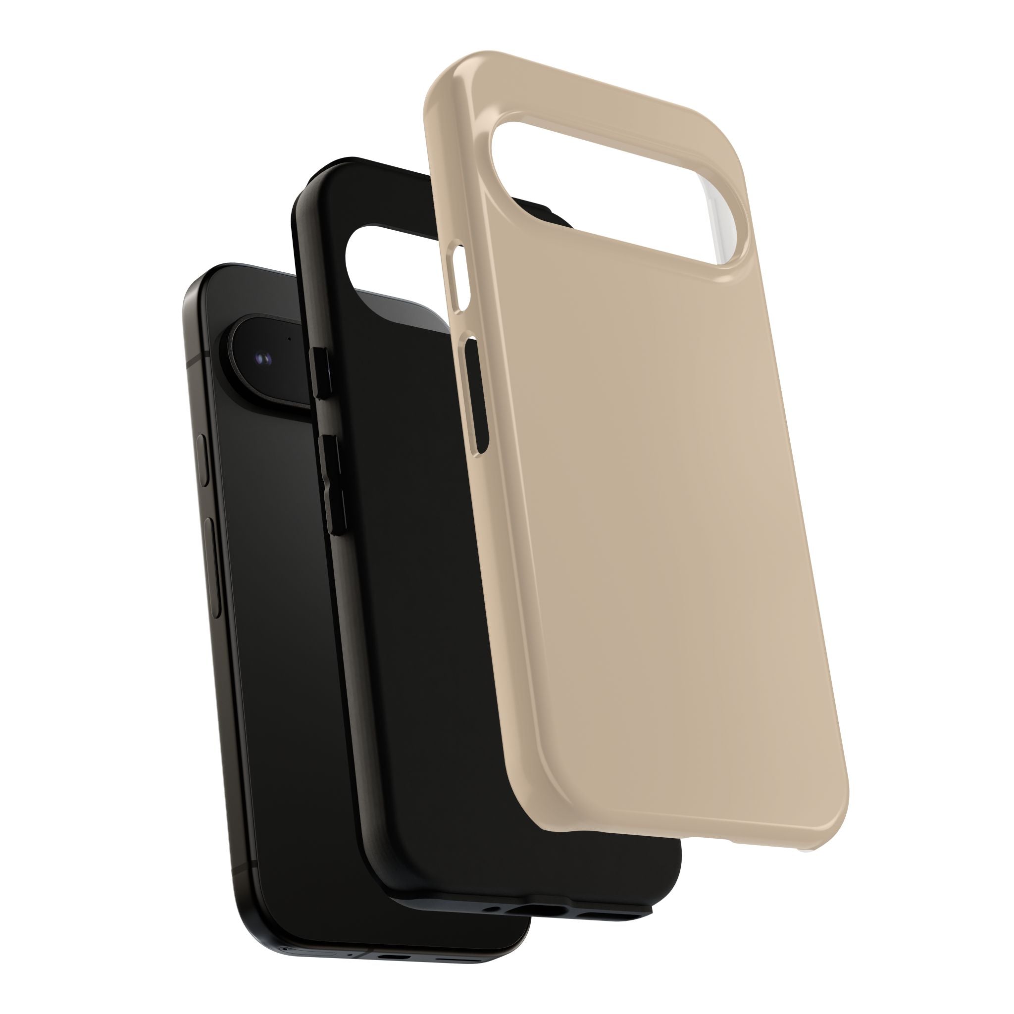 Beige Protective Phone Case