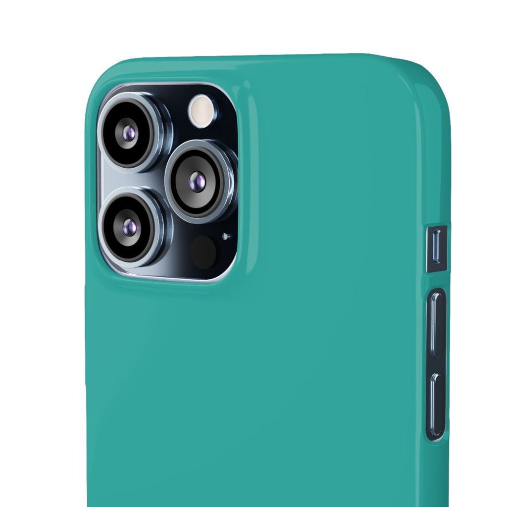 Teal Snap Phone Case
