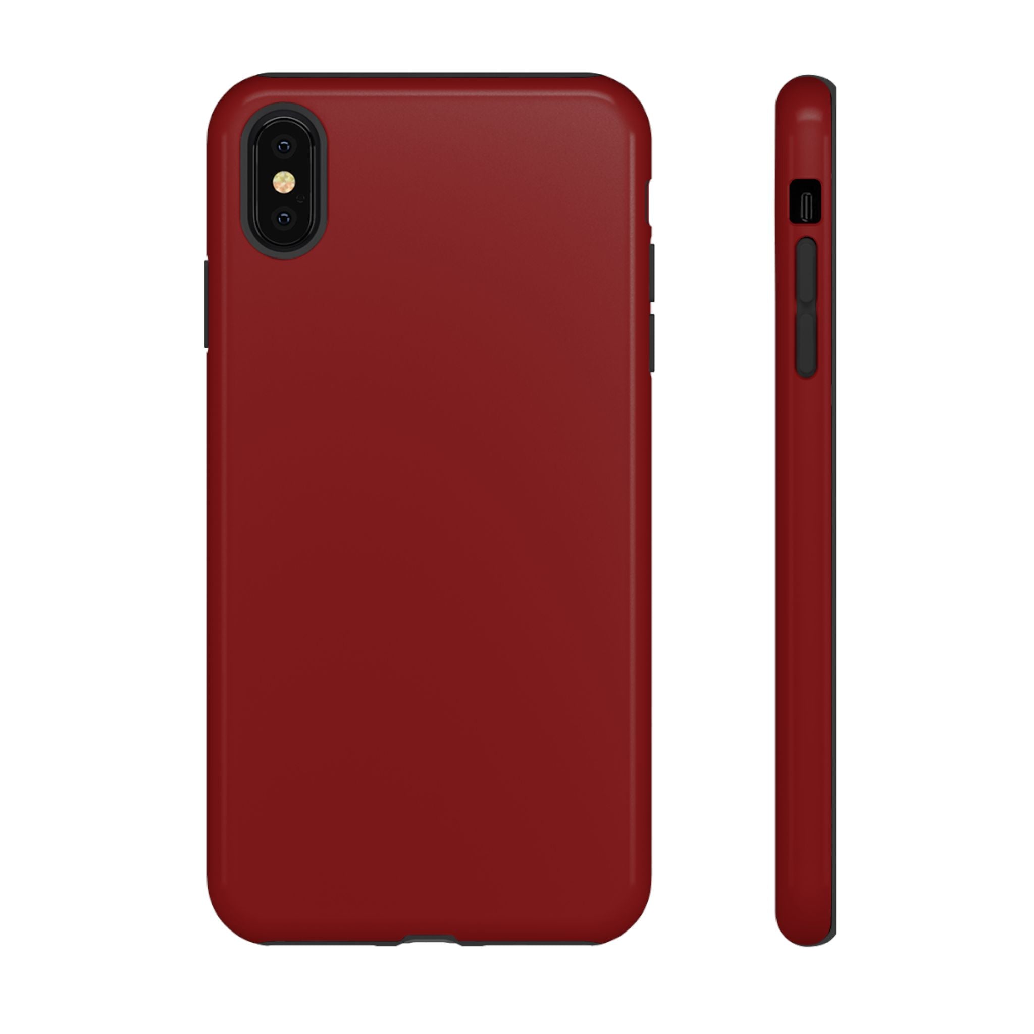 Dark Red Protective Phone Case