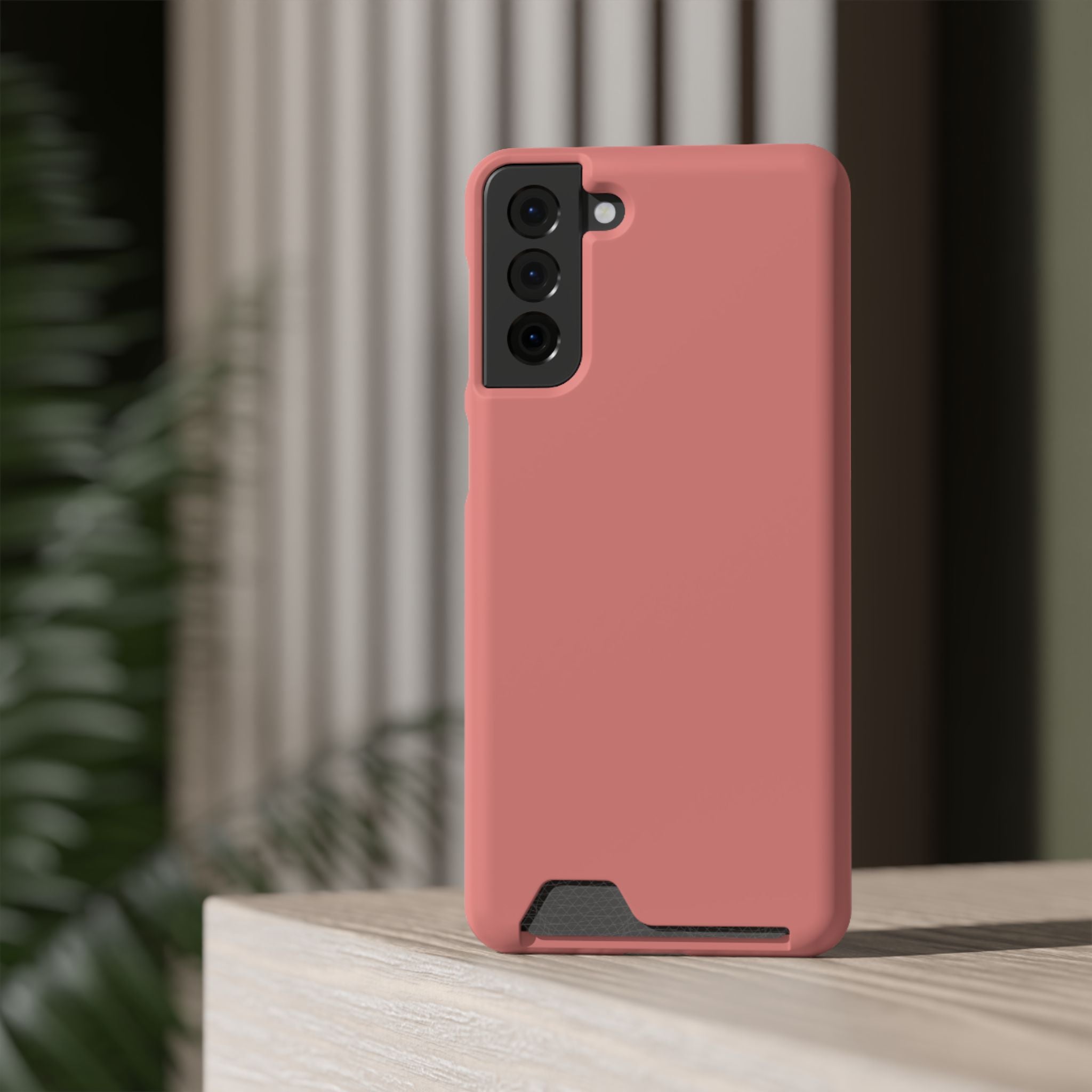 Frosty Pink Card Holder Phone Case